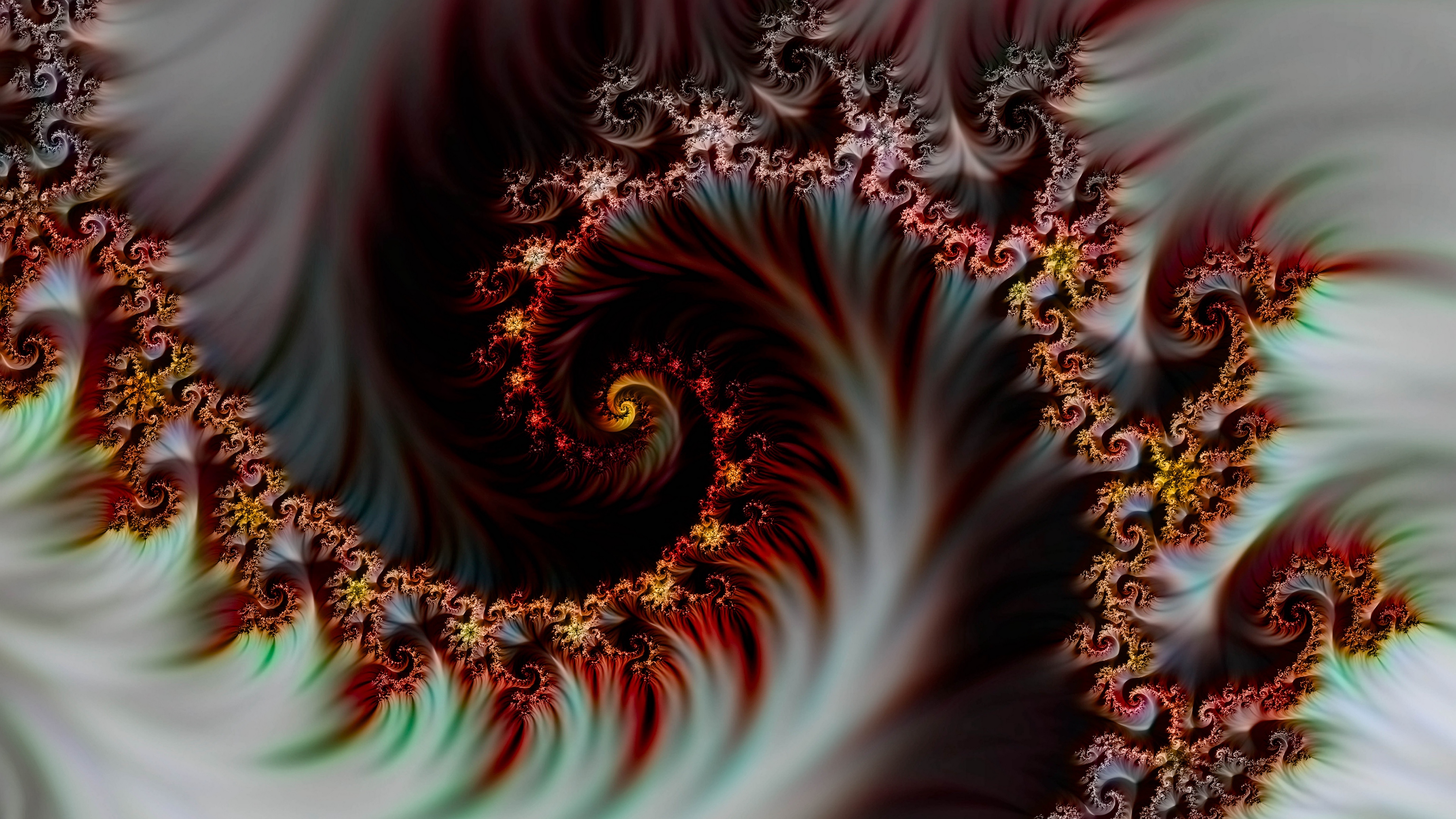 General 3840x2160 abstract 3D Abstract CGI digital art shapes fractal