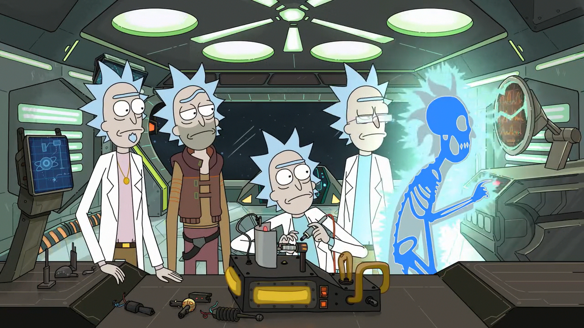 General 1920x1080 Rick and Morty animated series science fiction TV series