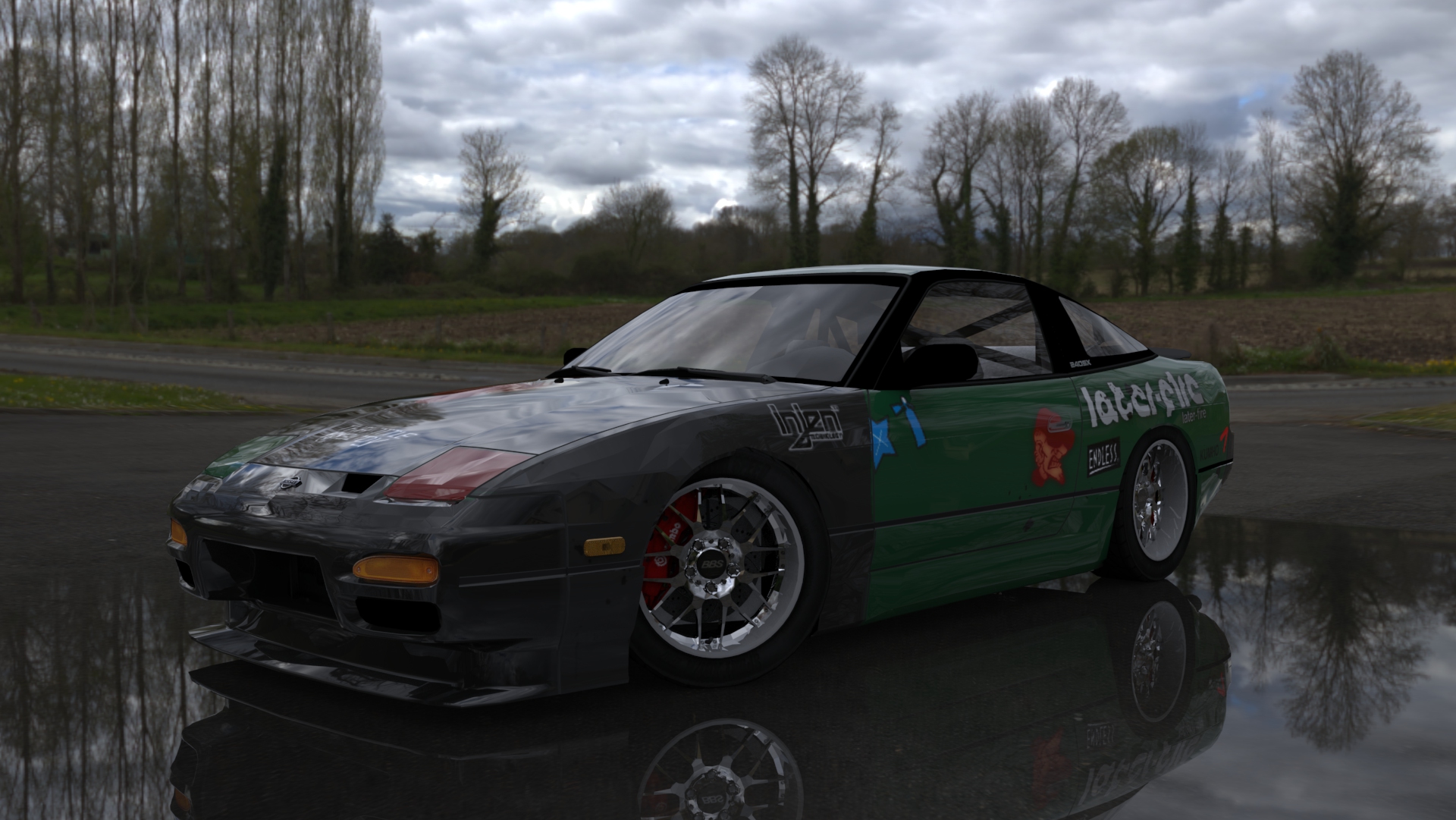 General 1920x1081 Nissan 240SX Ryan Cooper Need for Speed: ProStreet pop-up headlights Nissan Japanese cars video games Electronic Arts Straight-four engine