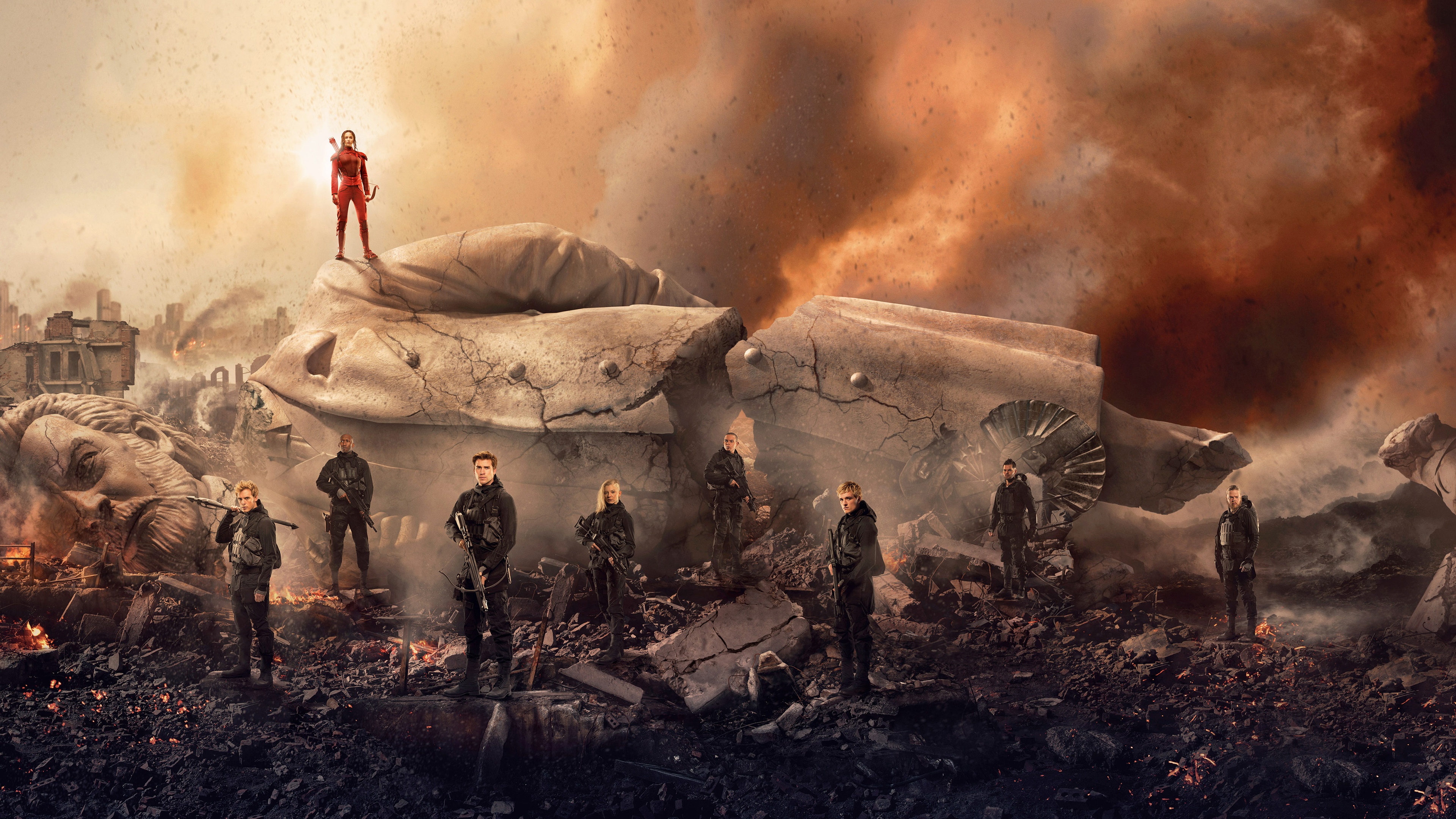 People 3840x2160 Hunger Games The Hunger Games: Mockingjay - Part 2 movies
