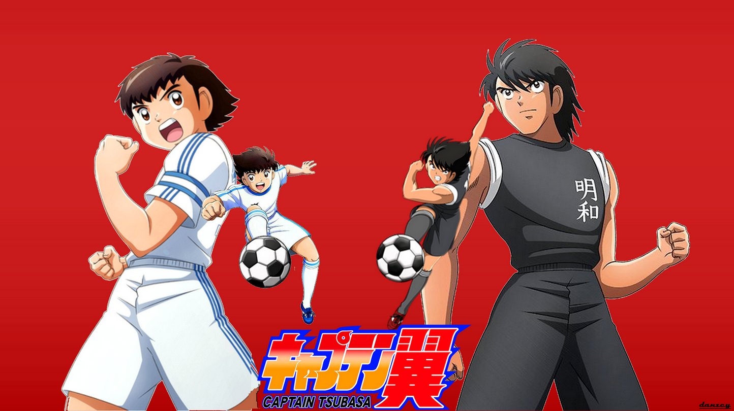 Anime 1444x810 Captain Tsubasa anime boys anime soccer ball