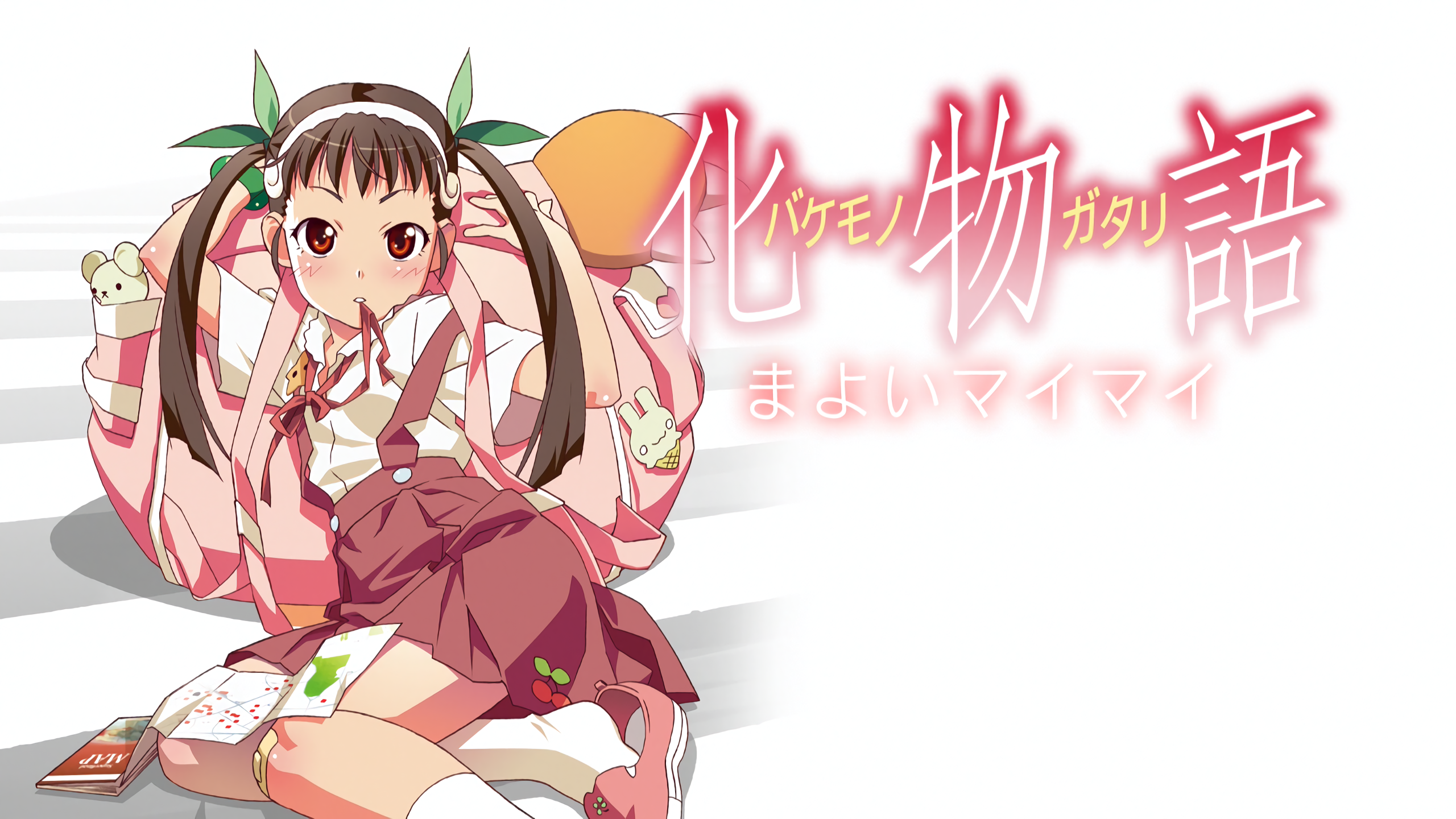 Anime 2560x1440 anime anime girls Hachikuji Mayoi Monogatari Series artwork loli