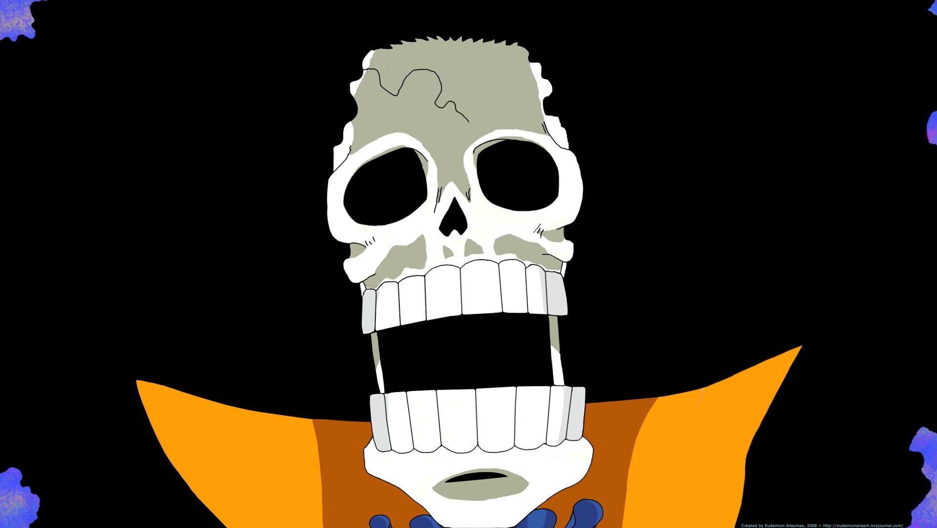 Anime 1917x1080 One Piece straw hat skull anime 2008 (Year)