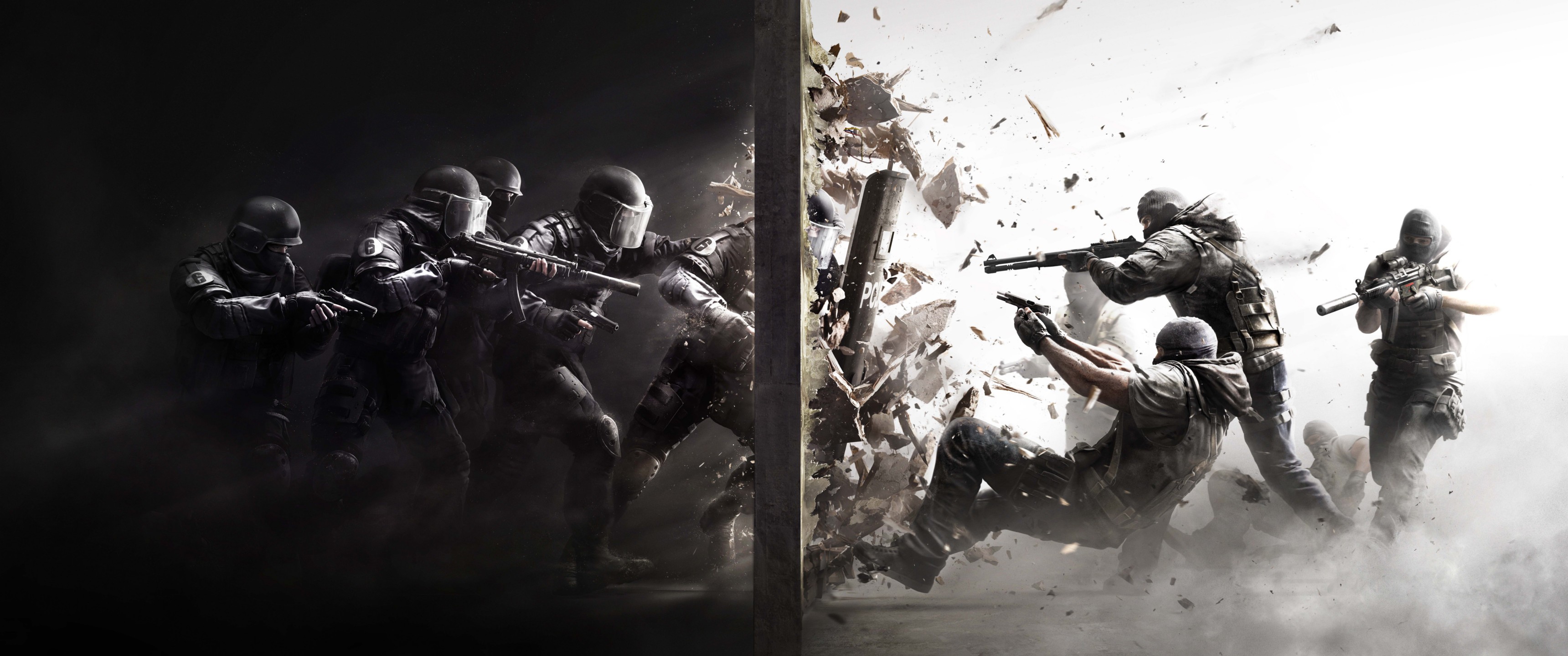 General 3440x1440 Rainbow Six: Siege video games video game art weapon PC gaming