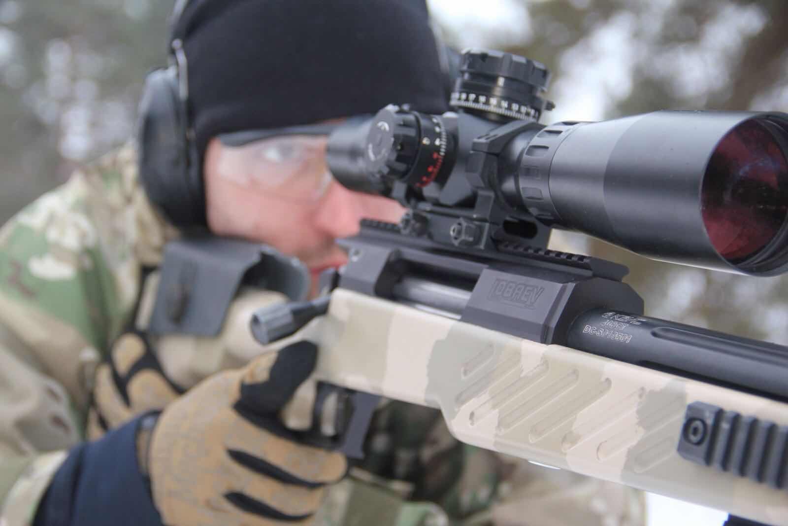 People 1600x1067 LobaevArms sniper rifle weapon men aiming rifles military