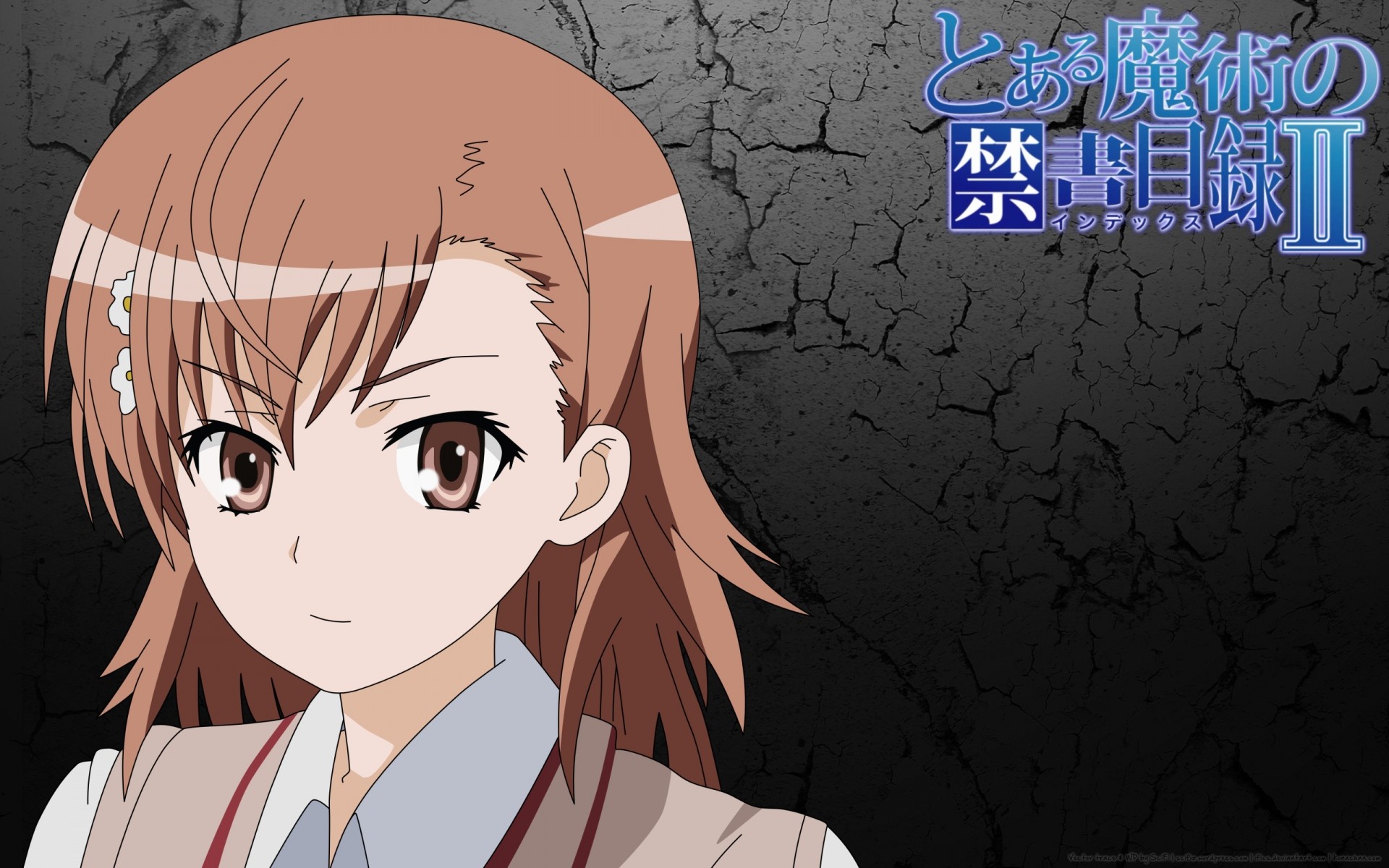 Anime 1920x1200 anime anime girls Misaka Mikoto To Aru Kagaku no Railgun To aru Majutsu no Index school uniform face brown eyes