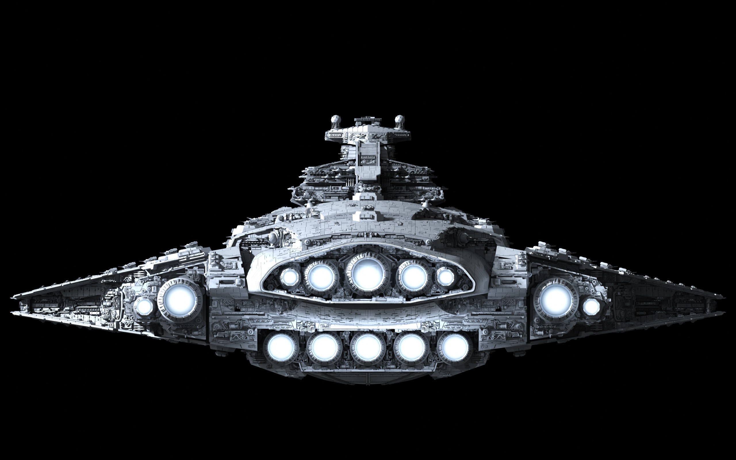 General 2560x1600 Star Wars artwork spaceship Star Destroyer Star Wars Ships Imperial Forces CGI digital art fractalsponge science fiction