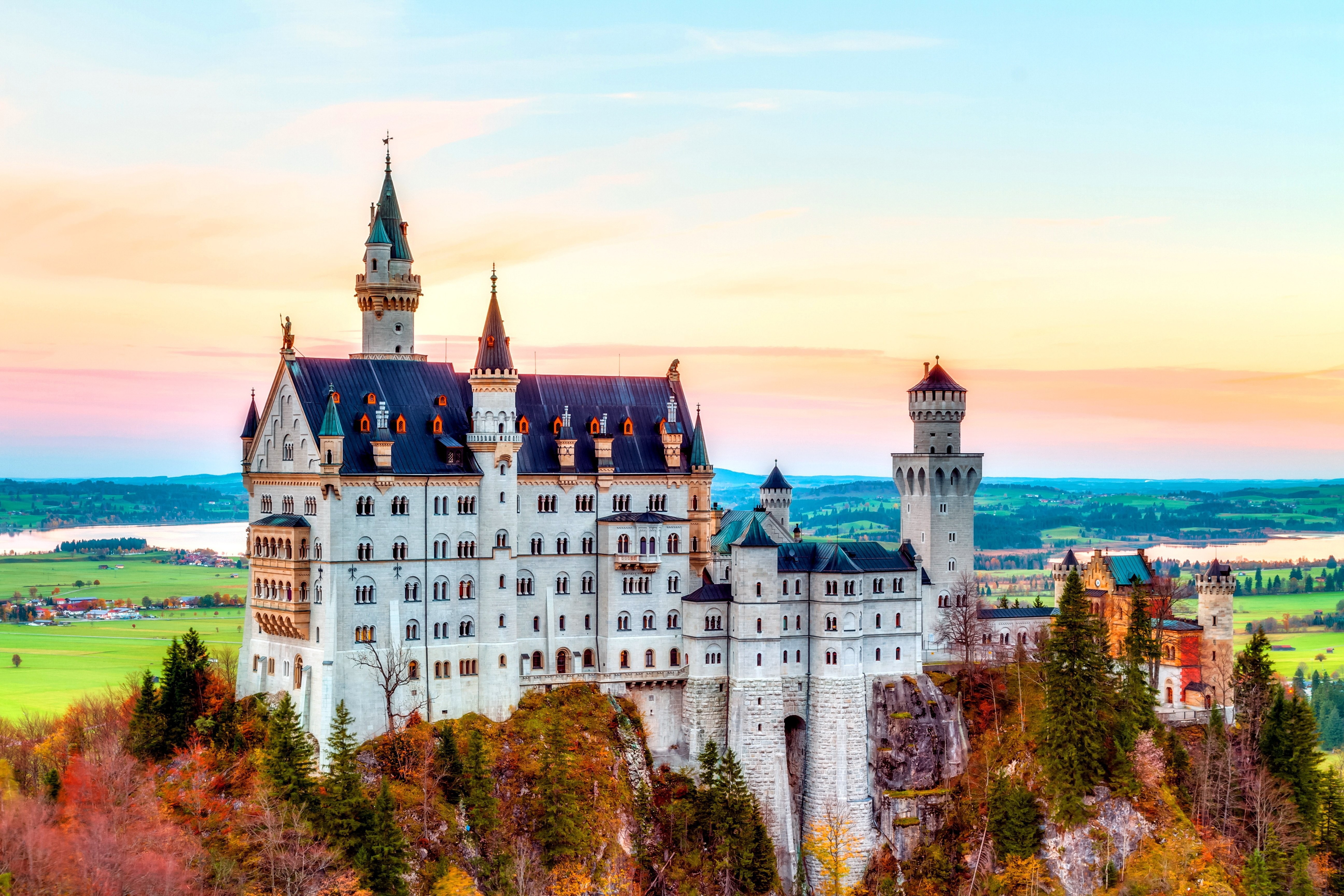 General 5185x3457 Neuschwanstein Castle Germany castle Bavaria landmark Europe