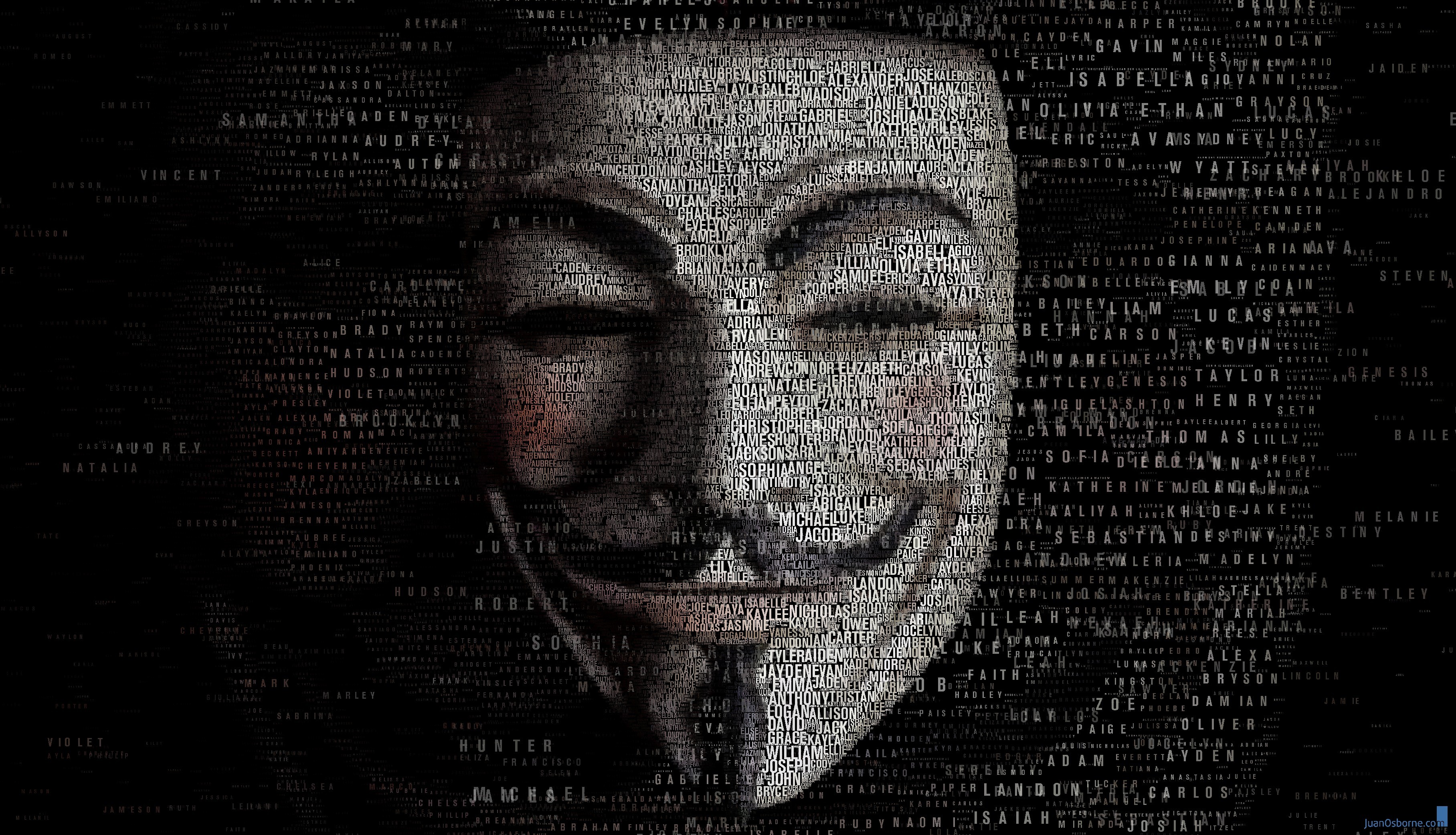 General 3632x2083 Anonymous (hacker group) Guy Fawkes mask digital art mask