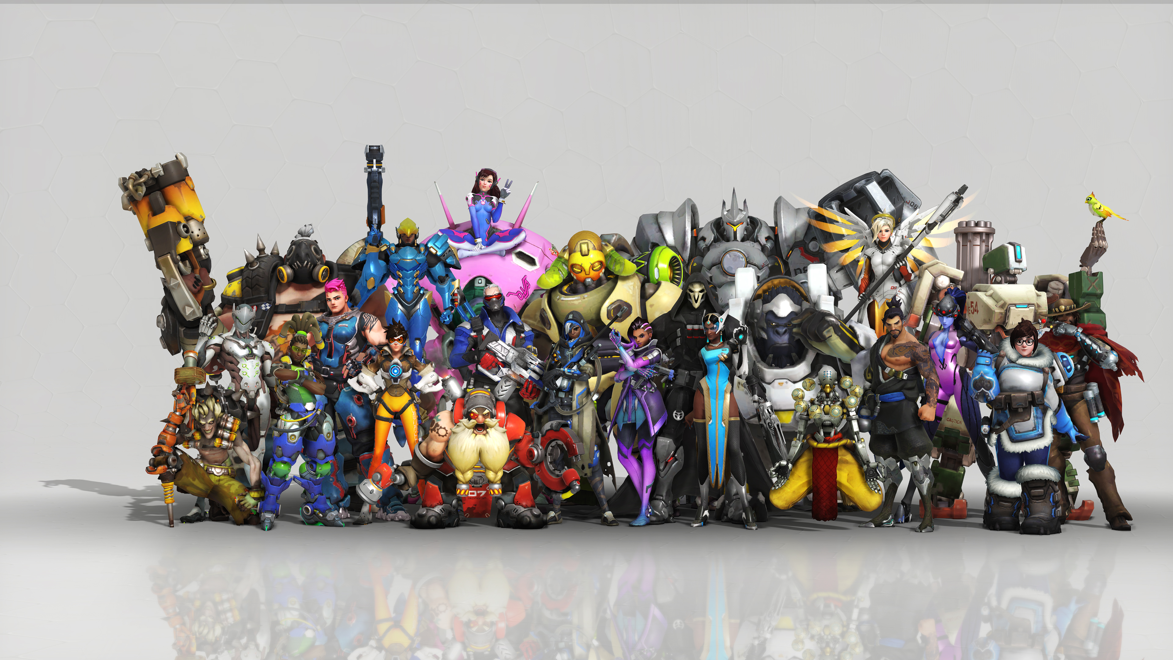 General 3840x2160 Overwatch Anniversary Overwatch video games Tracer (Overwatch) Torbjörn (Overwatch) Sombra (Overwatch) Mercy (Overwatch) Pharah (Overwatch) Lúcio (Overwatch) Genji (Overwatch) Mei (Overwatch) McCree (Overwatch) Bastion (Overwatch) D.Va (Overwatch) Roadhog (Overwatch) Hanzo (Overwatch) Reinhardt (Overwatch) Orisa (Overwatch) Zarya (Overwatch) Junkrat (Overwatch) Winston (Overwatch) Widowmaker (Overwatch) Ana Amari (Overwatch) Symmetra (Overwatch) Reaper (Overwatch) Blizzard Entertainment video game characters