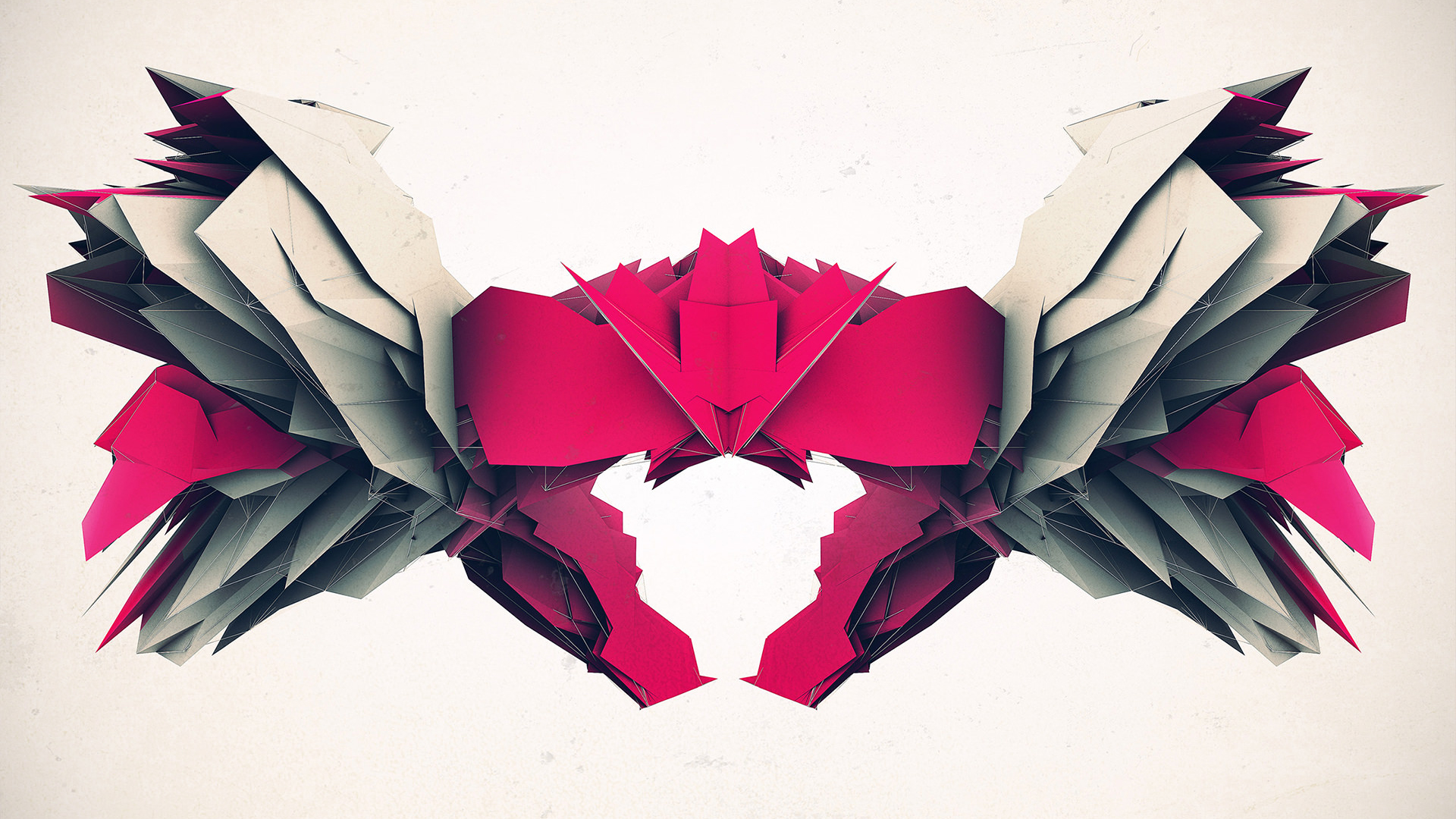 General 1920x1080 digital art crabs abstract CGI simple background