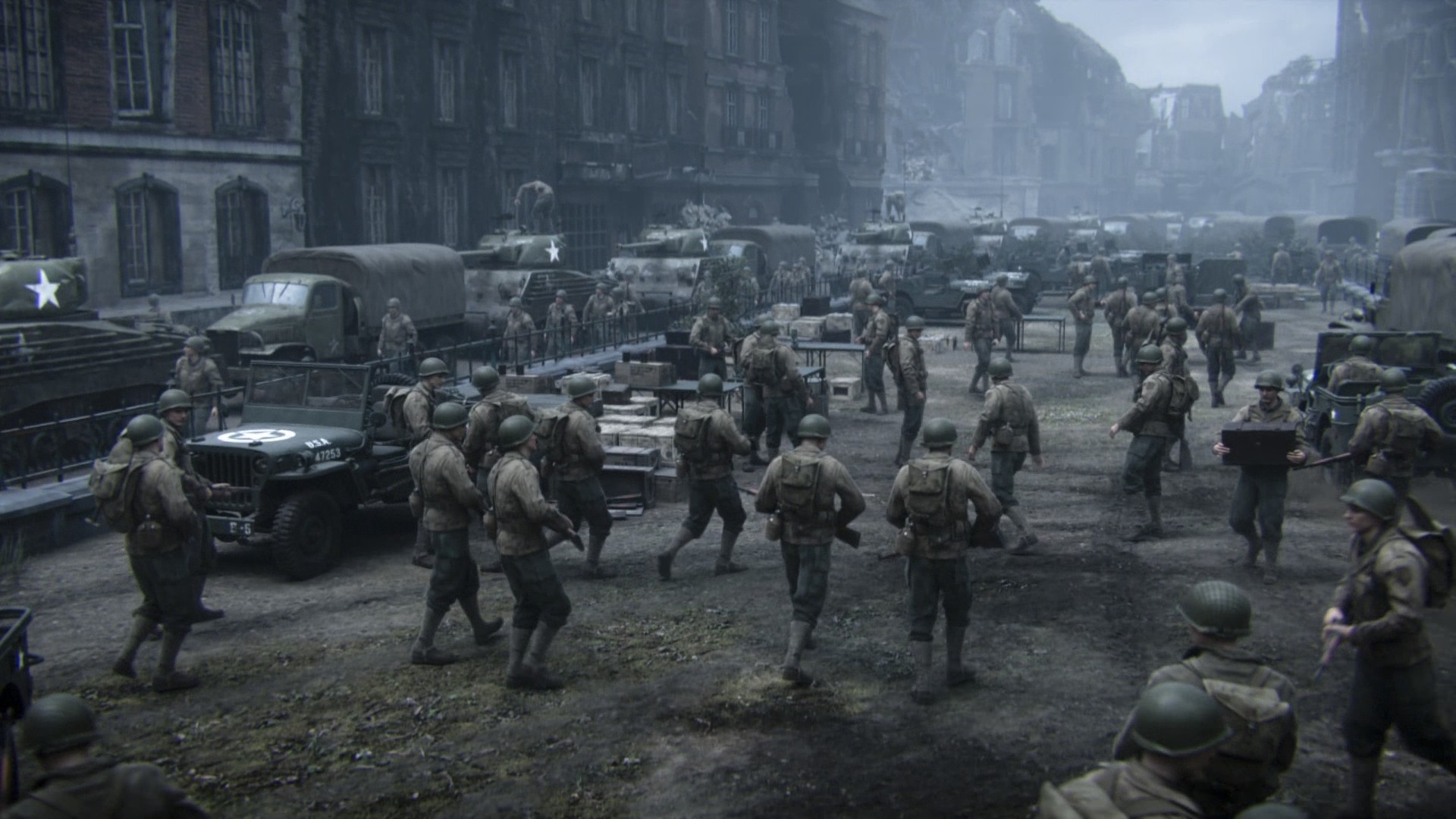 General 1920x1080 Call of Duty: WWII World War II soldier Call of Duty