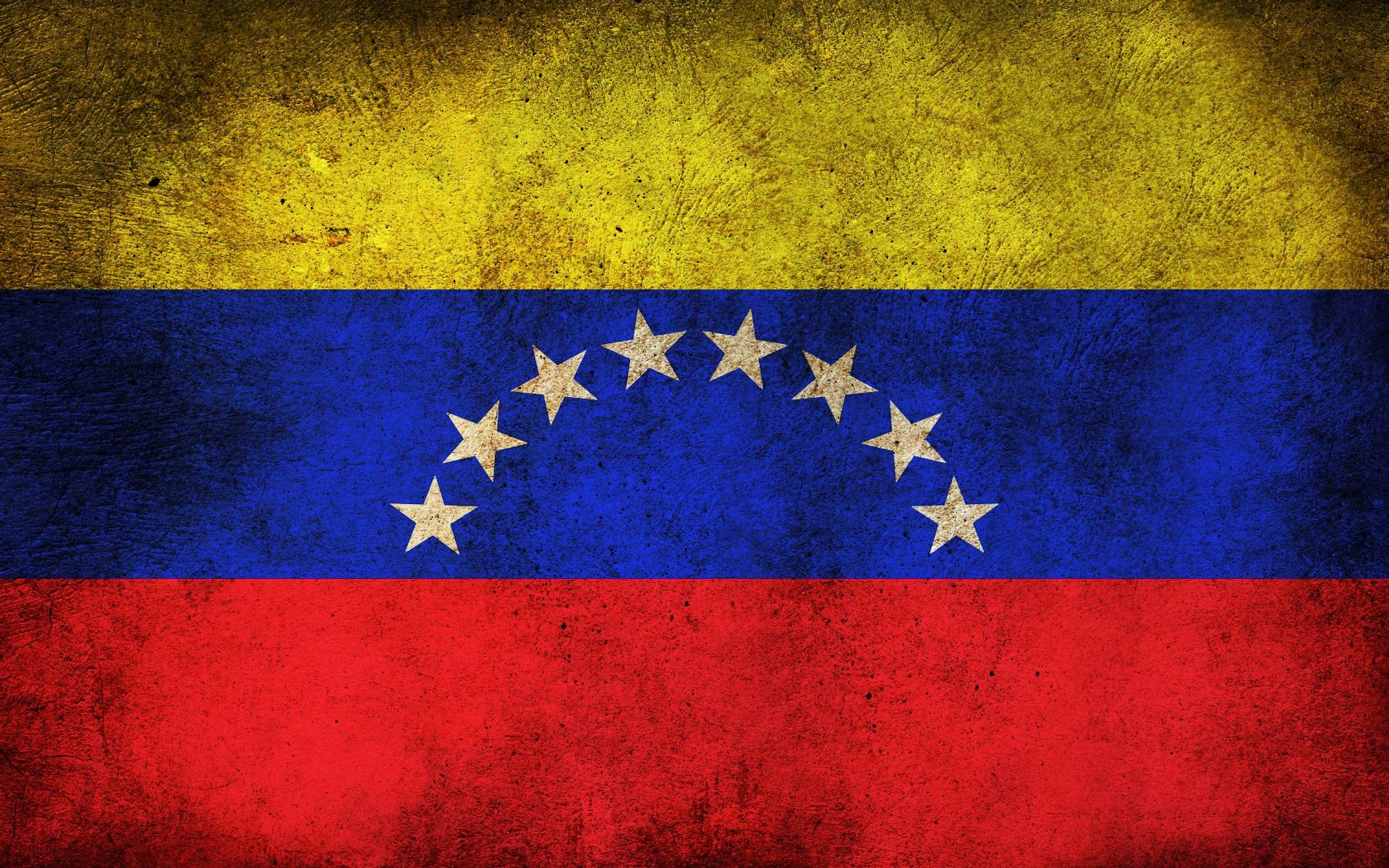 General 1920x1200 Venezuela flag red grunge yellow digital art