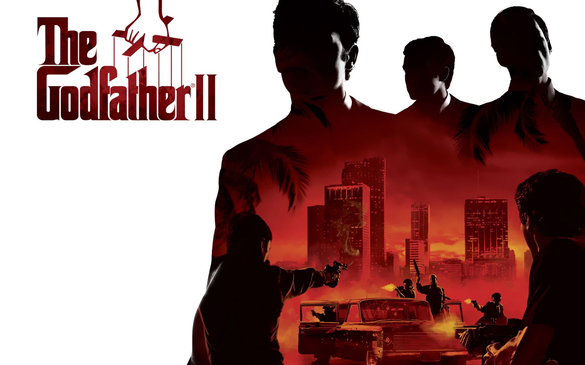 General 1920x1200 The Godfather video games crime gangster white background
