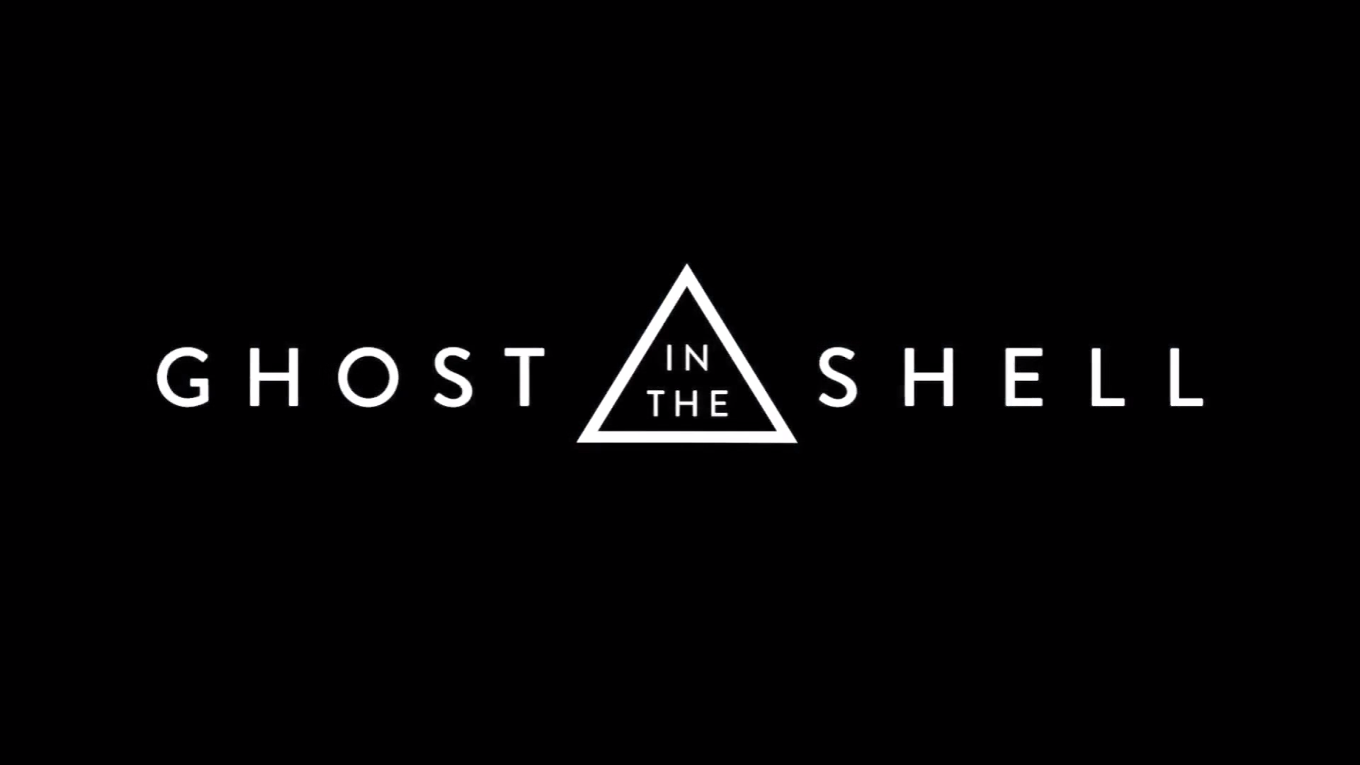 General 1920x1080 typography Ghost in the Shell triangle simple background