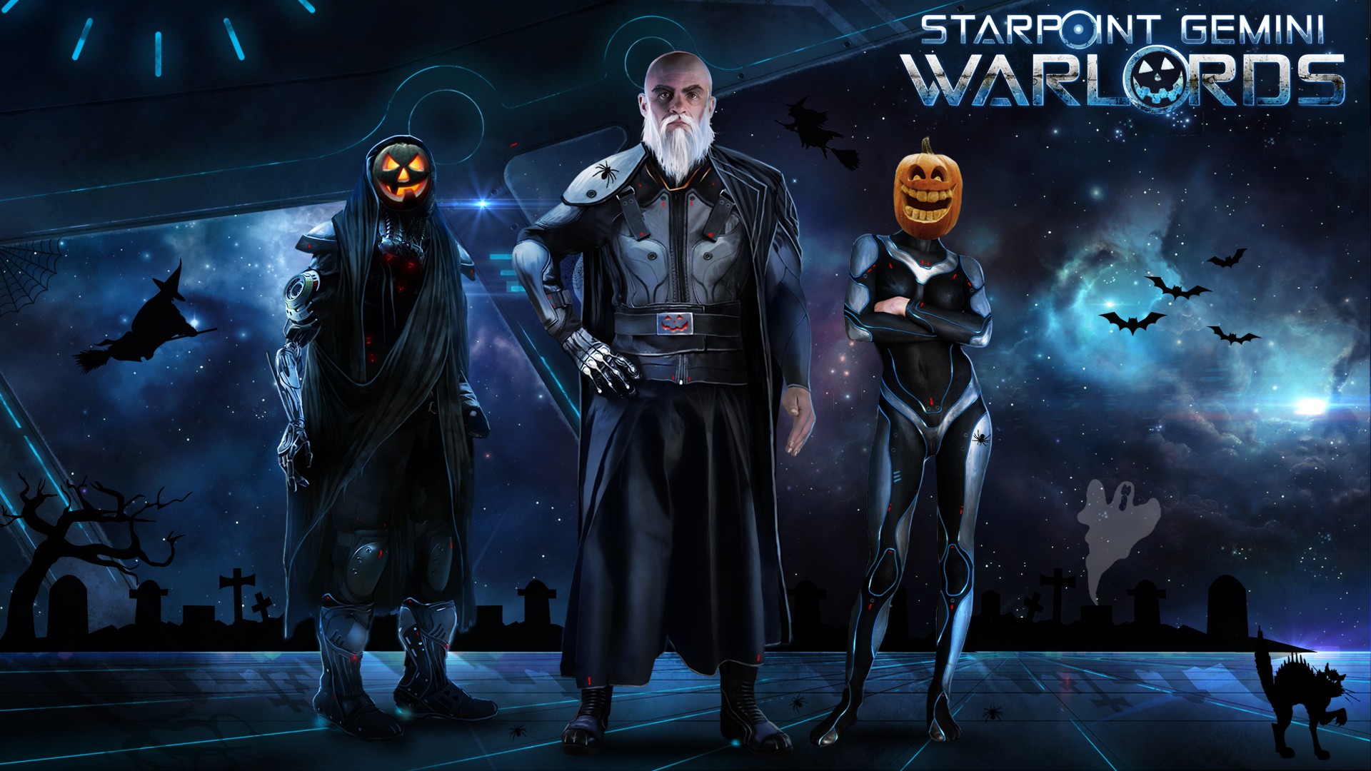 General 1920x1080 Starpoint Gemini Warlords Halloween PC gaming video games science fiction digital art