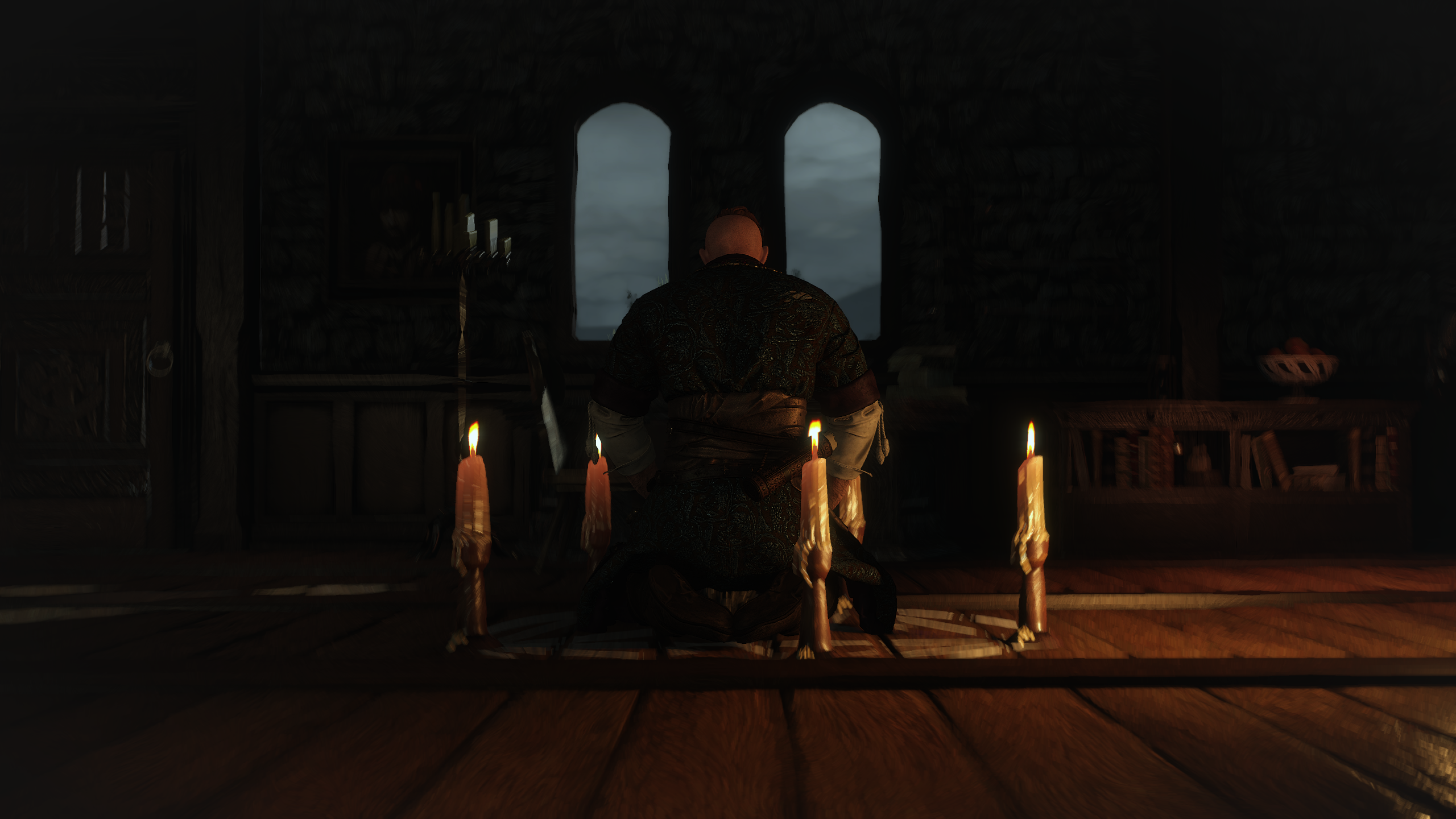 General 2560x1440 The Witcher 3: Wild Hunt Olgierd von Everec The Witcher 3: Wild Hunt – Hearts of Stone screen shot RPG video games PC gaming candles