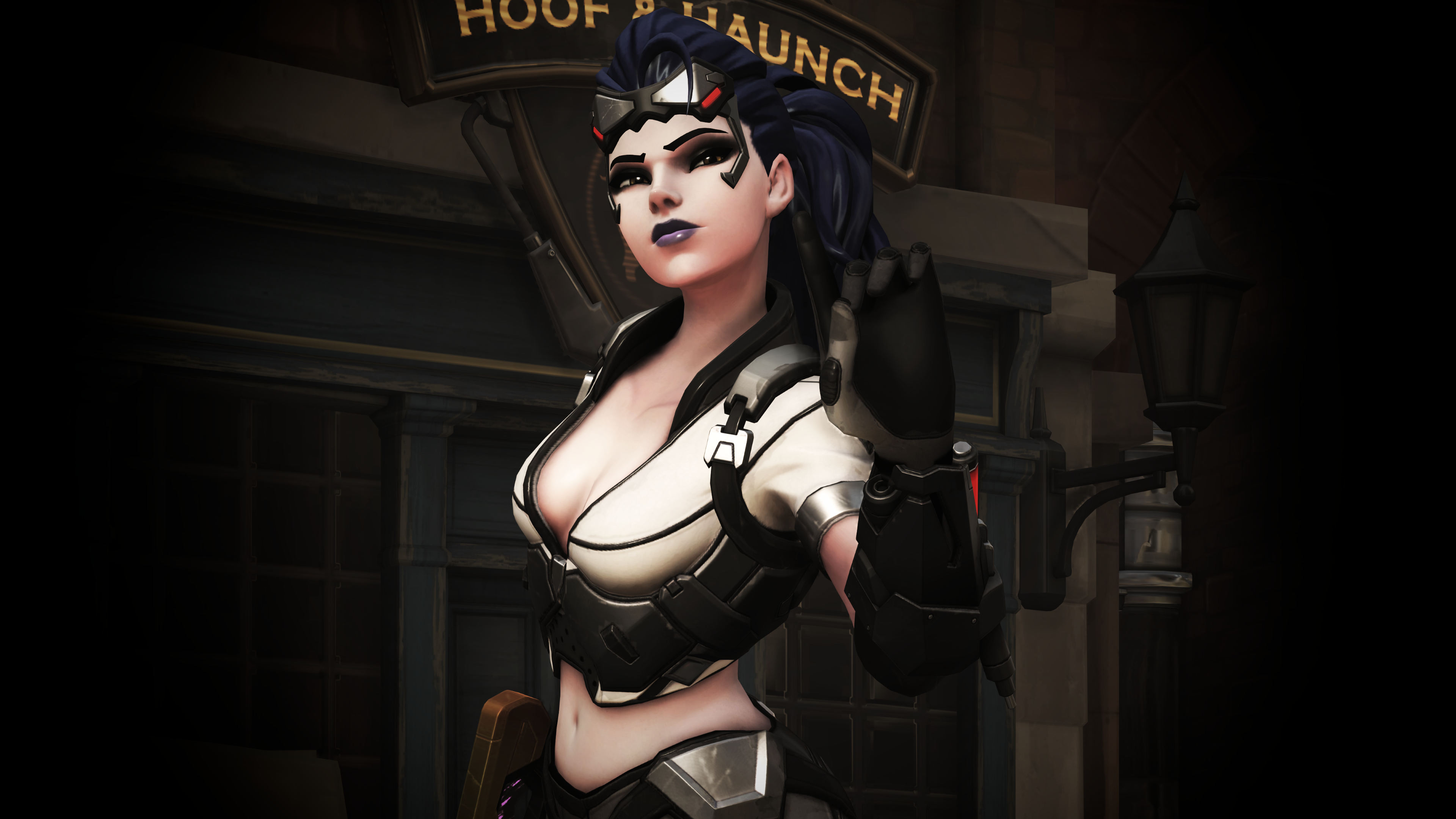 General 3840x2160 Widowmaker (Overwatch) Overwatch screen shot video games video game characters Blizzard Entertainment French French women