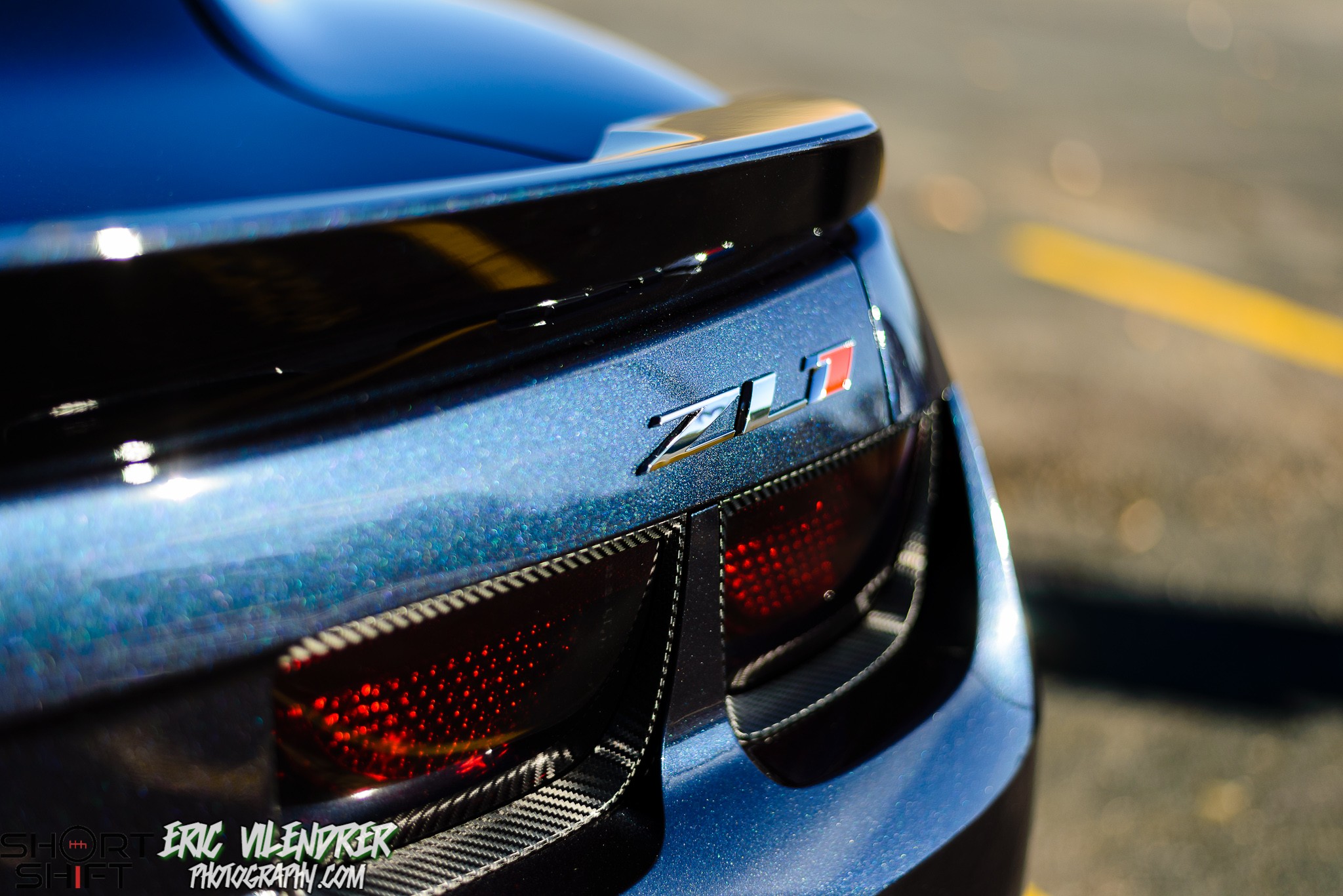 General 2048x1367 car vehicle ZL1 1LE closeup blue cars Chevrolet Chevrolet Camaro muscle cars American cars taillights