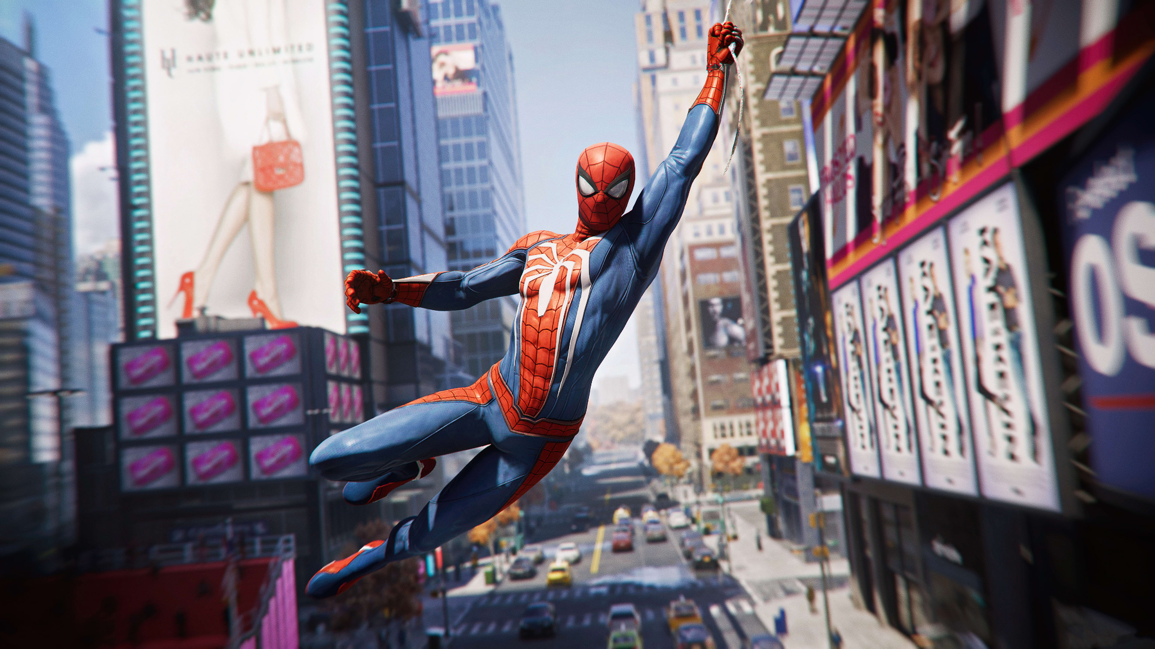 General 3840x2160 Marvel Comics Spider-Man (2018) Spider-Man screen shot Insomniac Games Marvel's Spider-Man New York City Manhattan