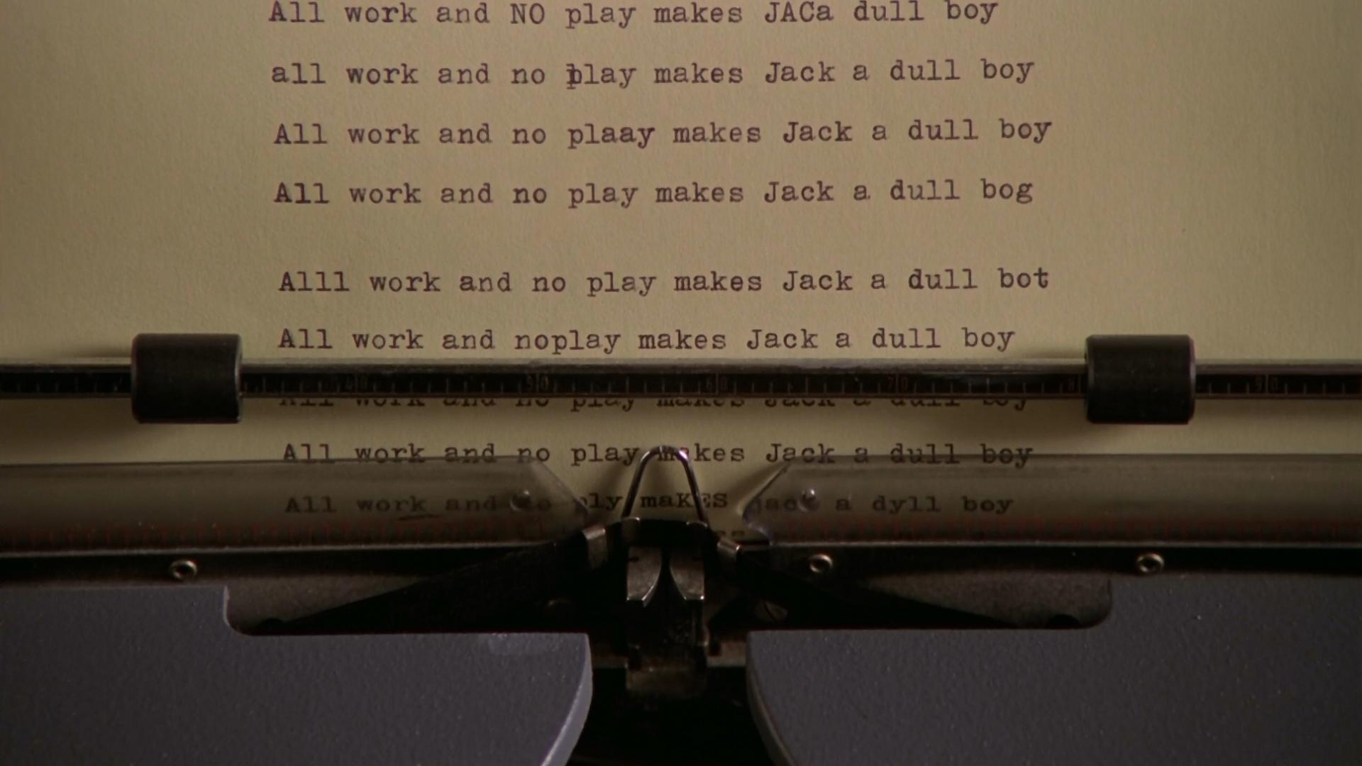General 1920x1080 The Shining typewriters Stanley Kubrick