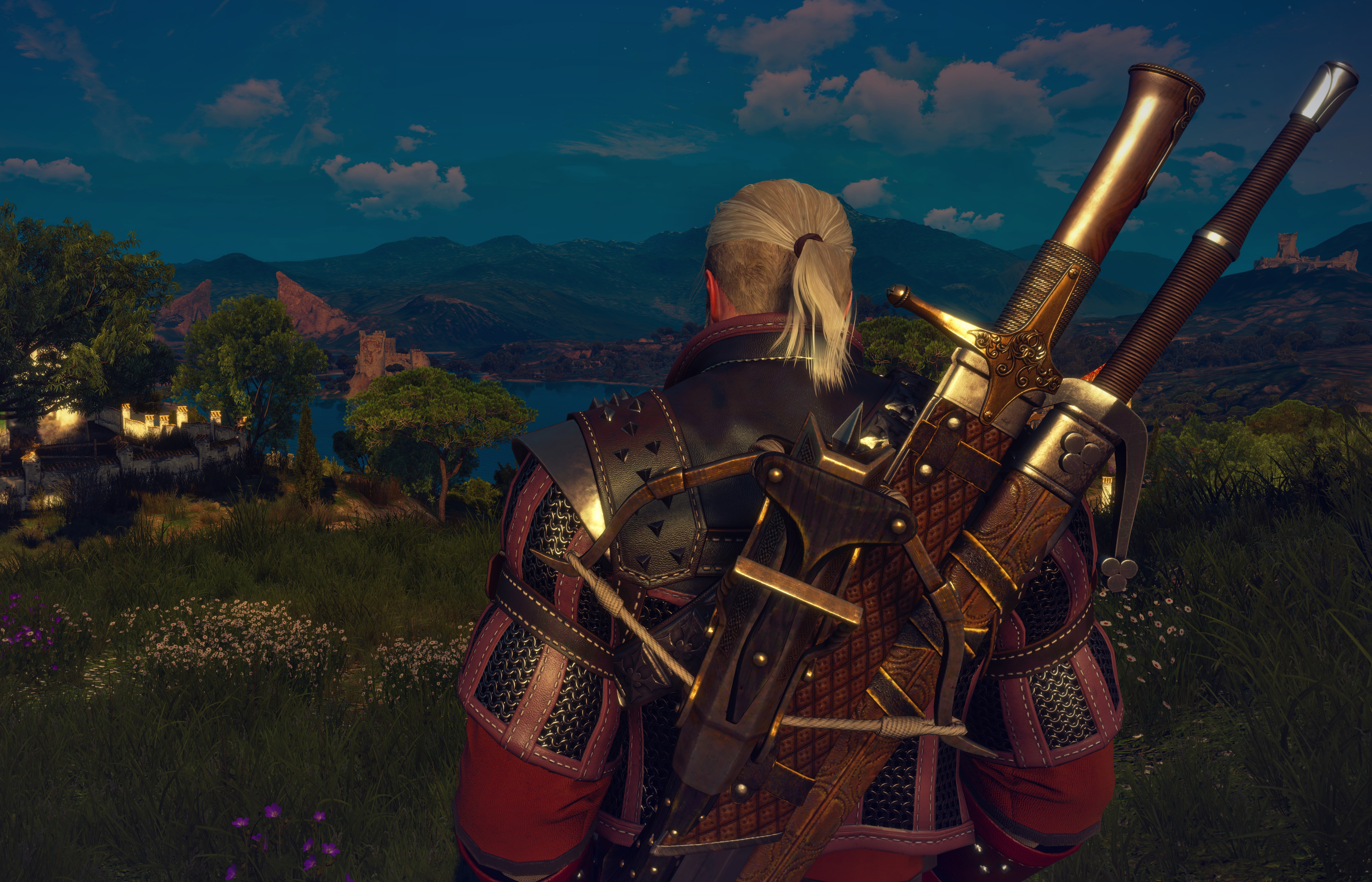 General 8510x5468 The Witcher 3: Wild Hunt Geralt of Rivia Nvidia Ansel The Witcher 3: Wild Hunt - Blood and Wine video games PC gaming screen shot video game landscape RPG