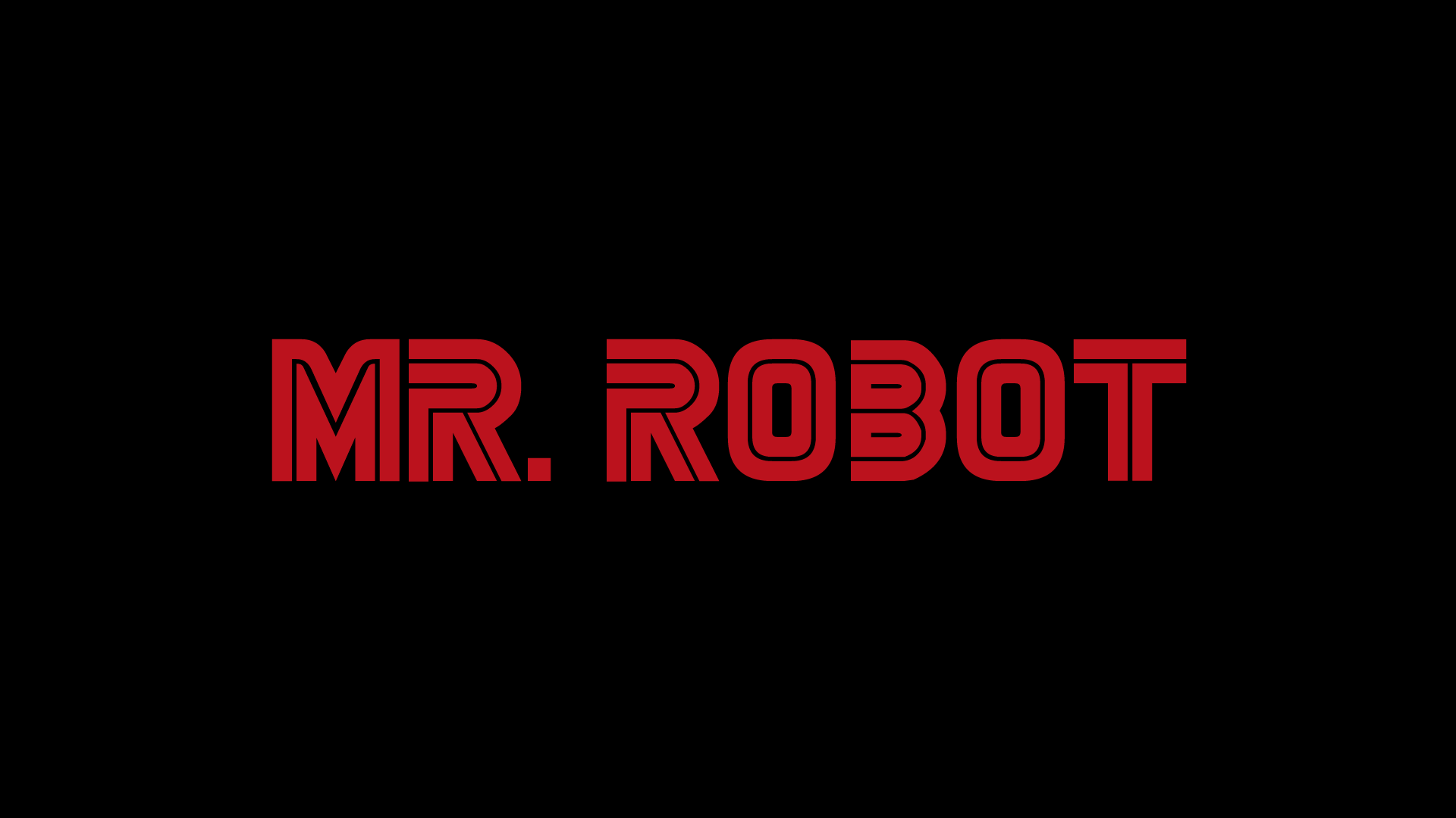 General 1920x1080 Mr. Robot logo TV series red typography