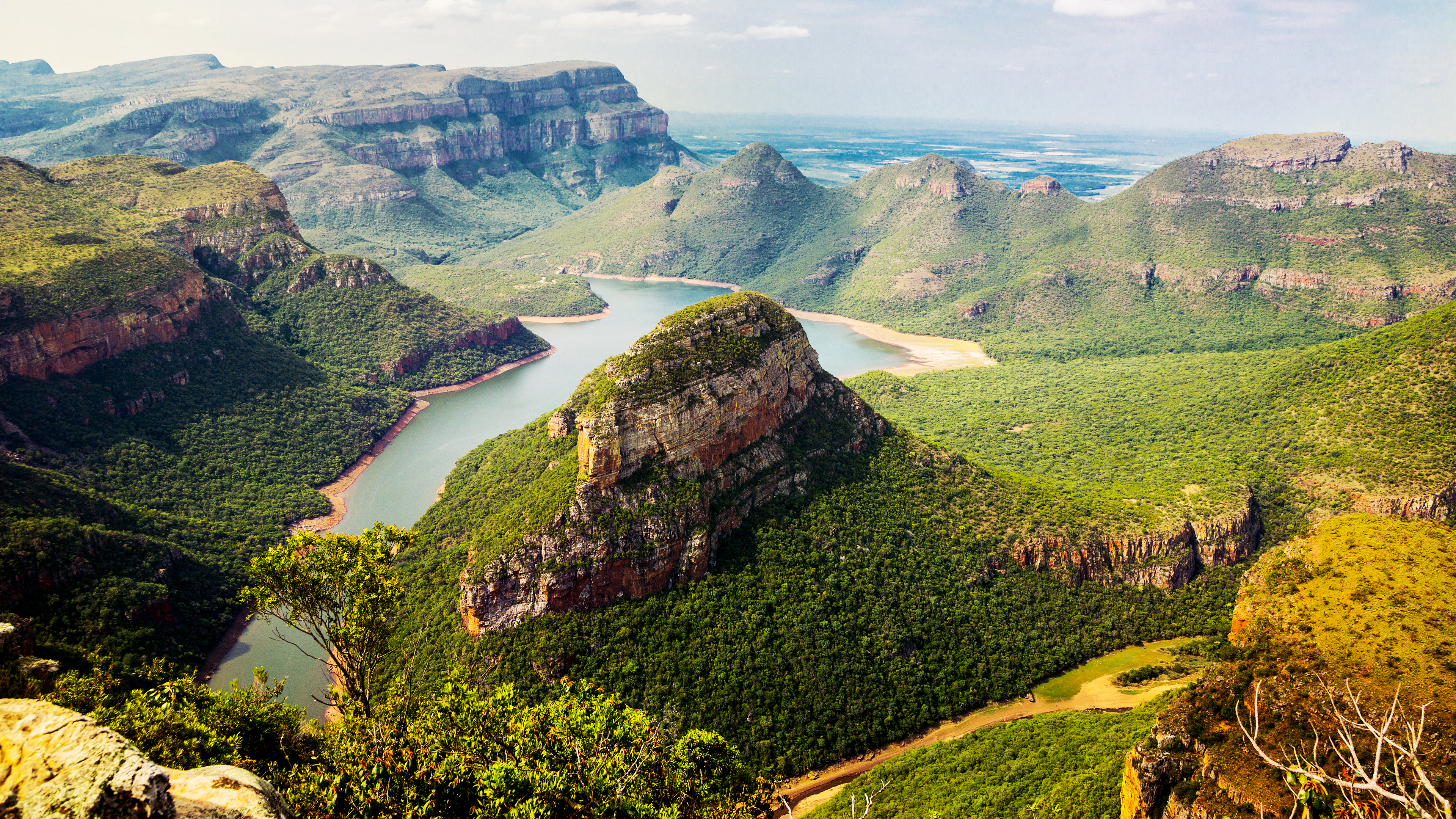 General 3840x2160 nature mountains river trees landscape water canyon South Africa Blyde River Canyon
