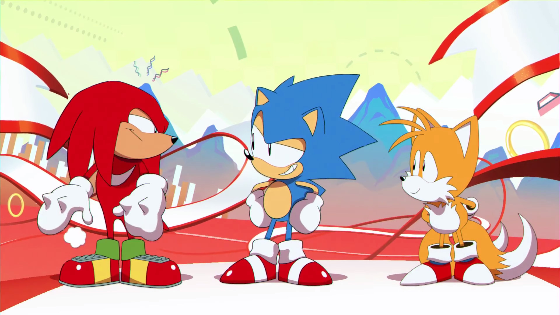 Anime 1920x1080 Sonic Sonic Mania Tails (character) Knuckles video games