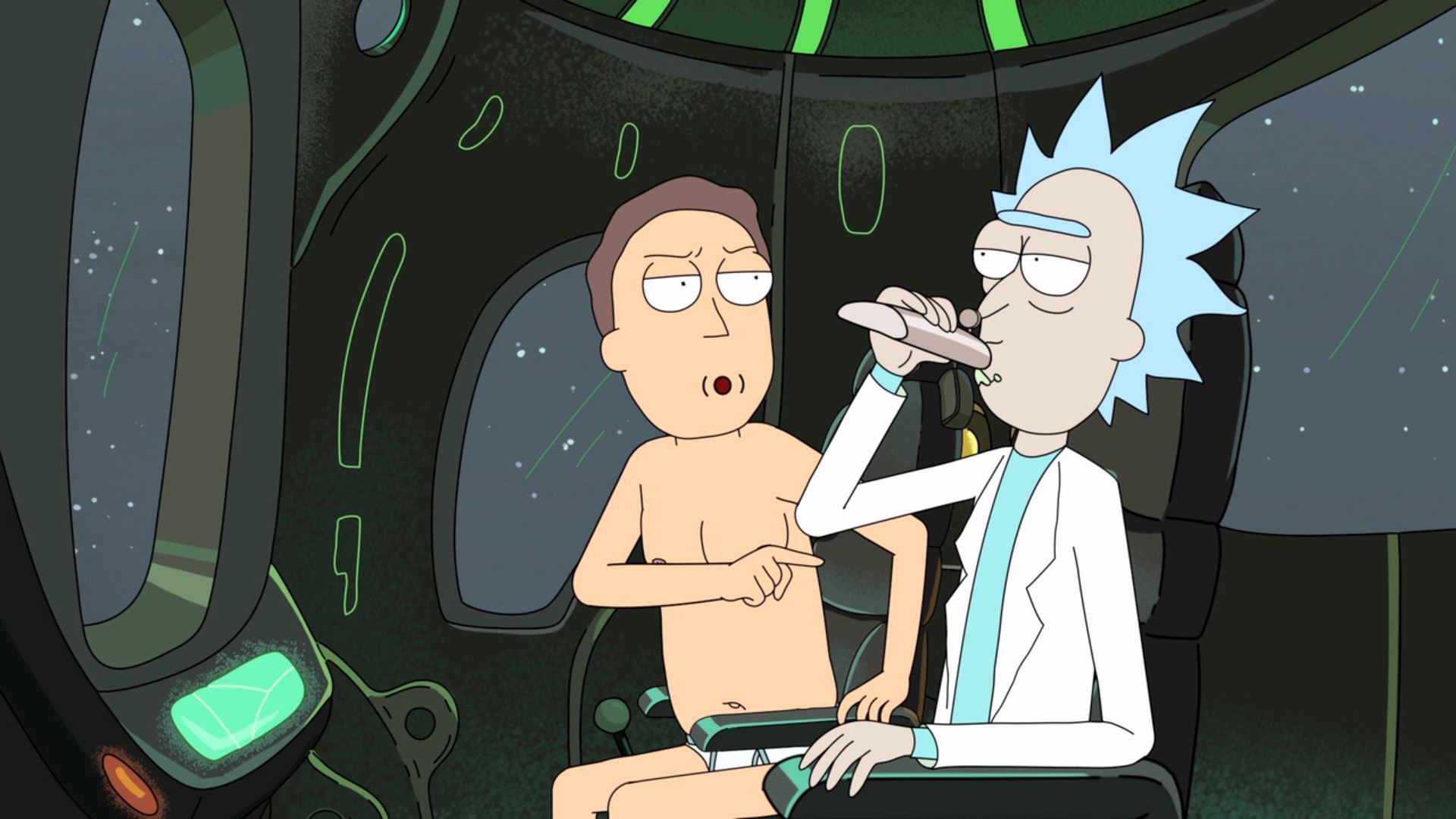 General 1920x1080 Rick and Morty TV Rick Sanchez Jerry Smith