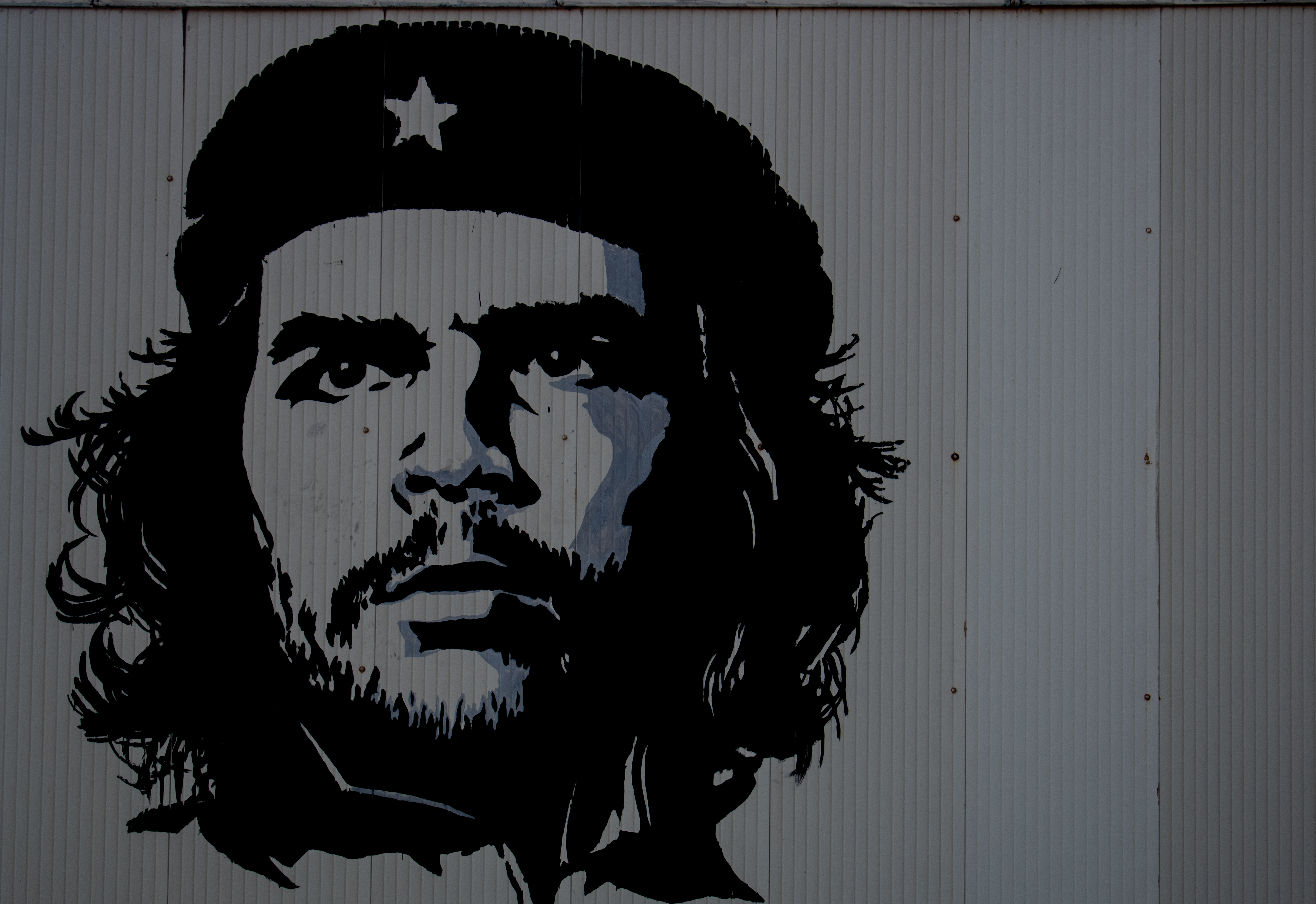 People 5821x4000 urban military communism Che Guevara gray gray background rebellion men