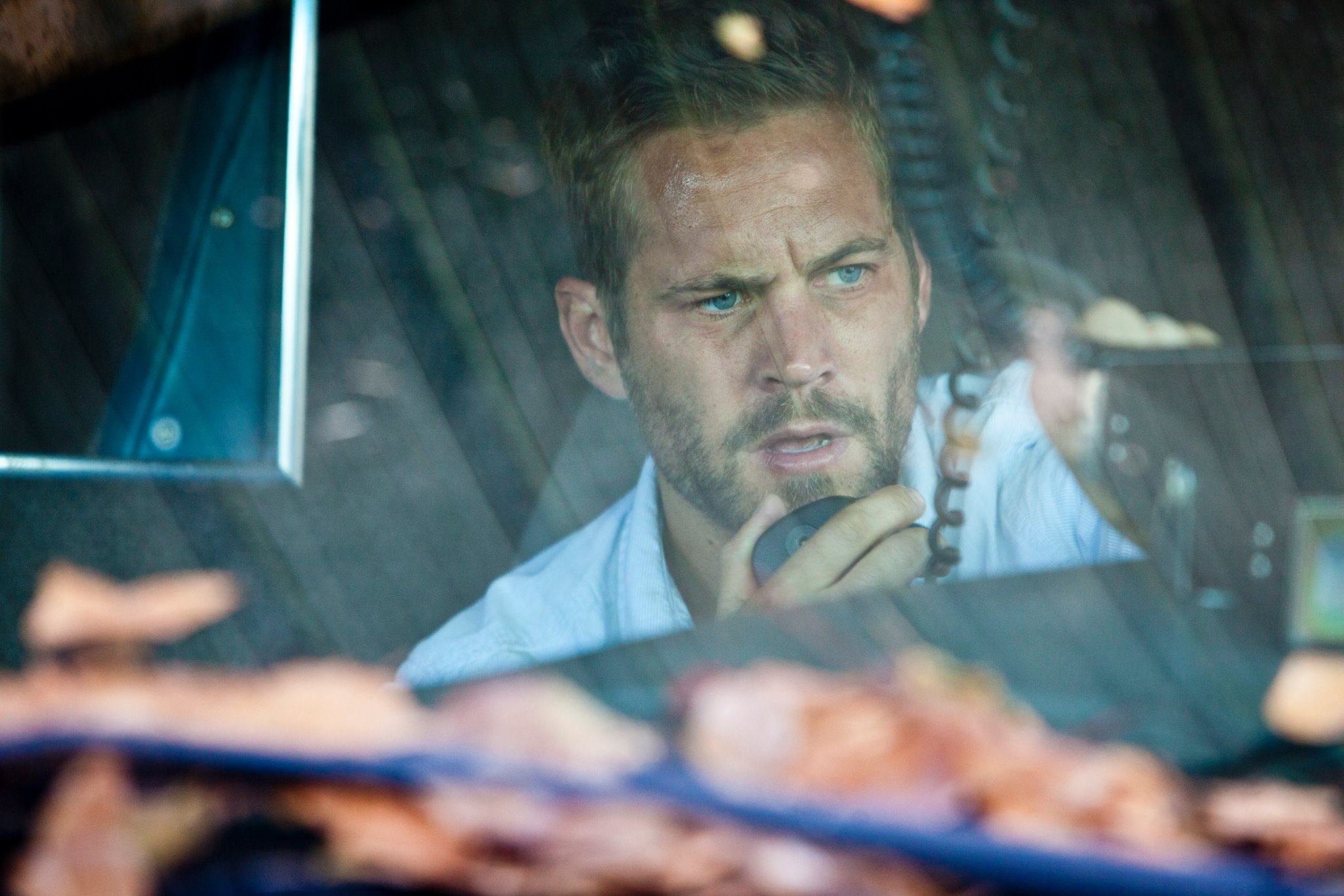 People 2048x1365 men actor movies film stills Paul Walker blue eyes car interior window Fast and Furious face