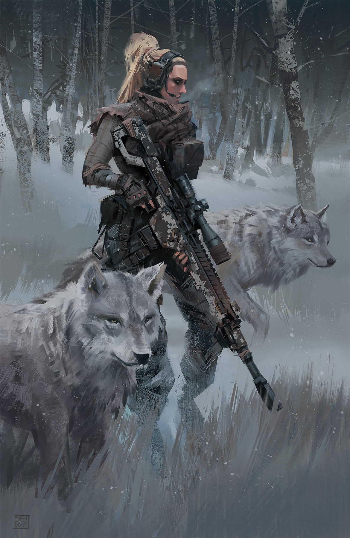 General 1170x1798 portrait display original characters drawing Sniper Wolf