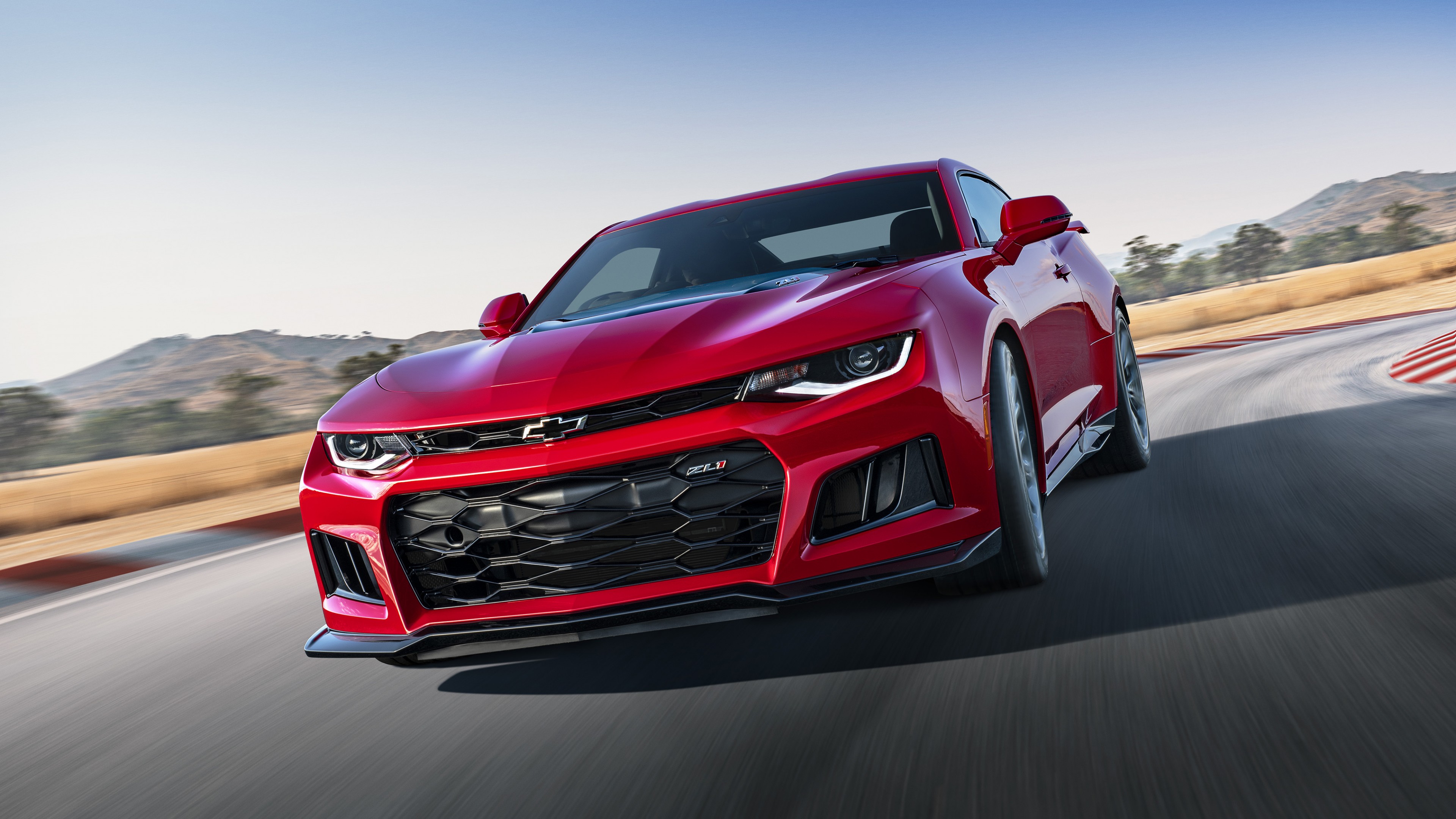 General 3840x2160 Chevrolet Camaro car vehicle red American cars muscle cars Chevrolet