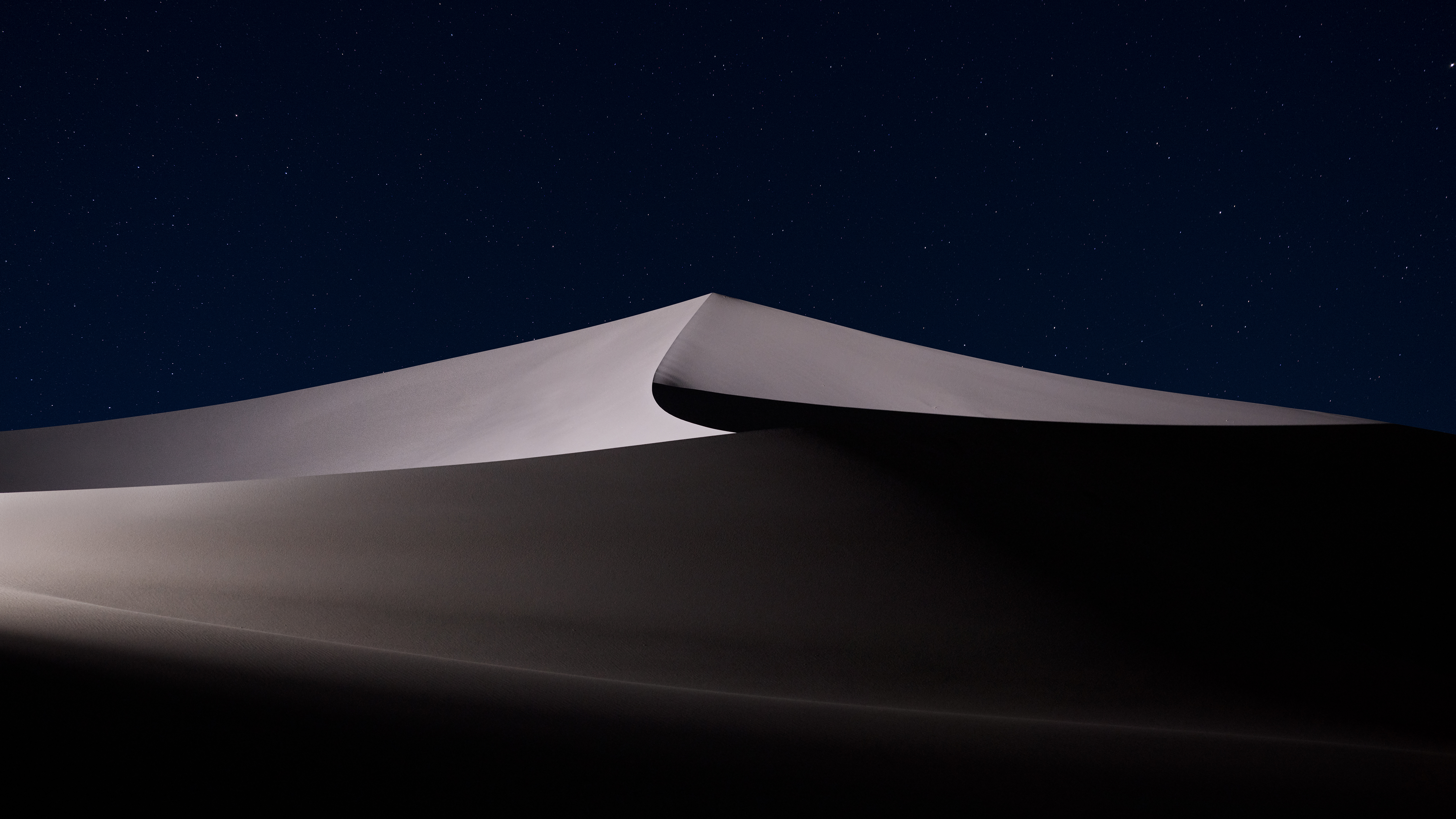 General 5120x2880 nature desert dunes night sand