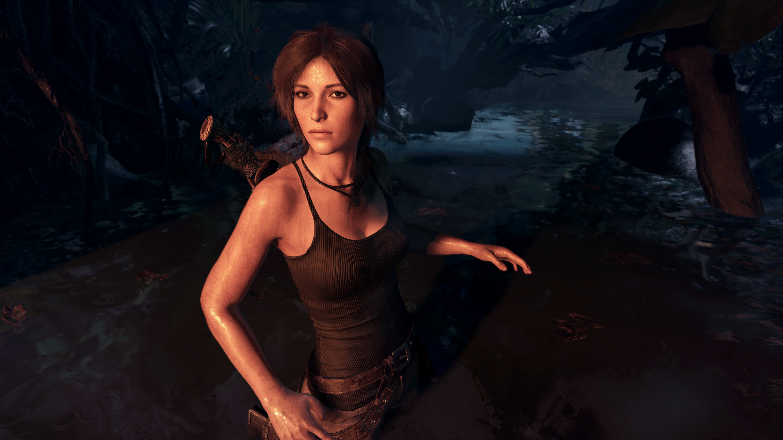 General 2560x1440 Tomb Raider Shadow of the Tomb Raider video games screen shot Lara Croft (Tomb Raider) video game girls PC gaming