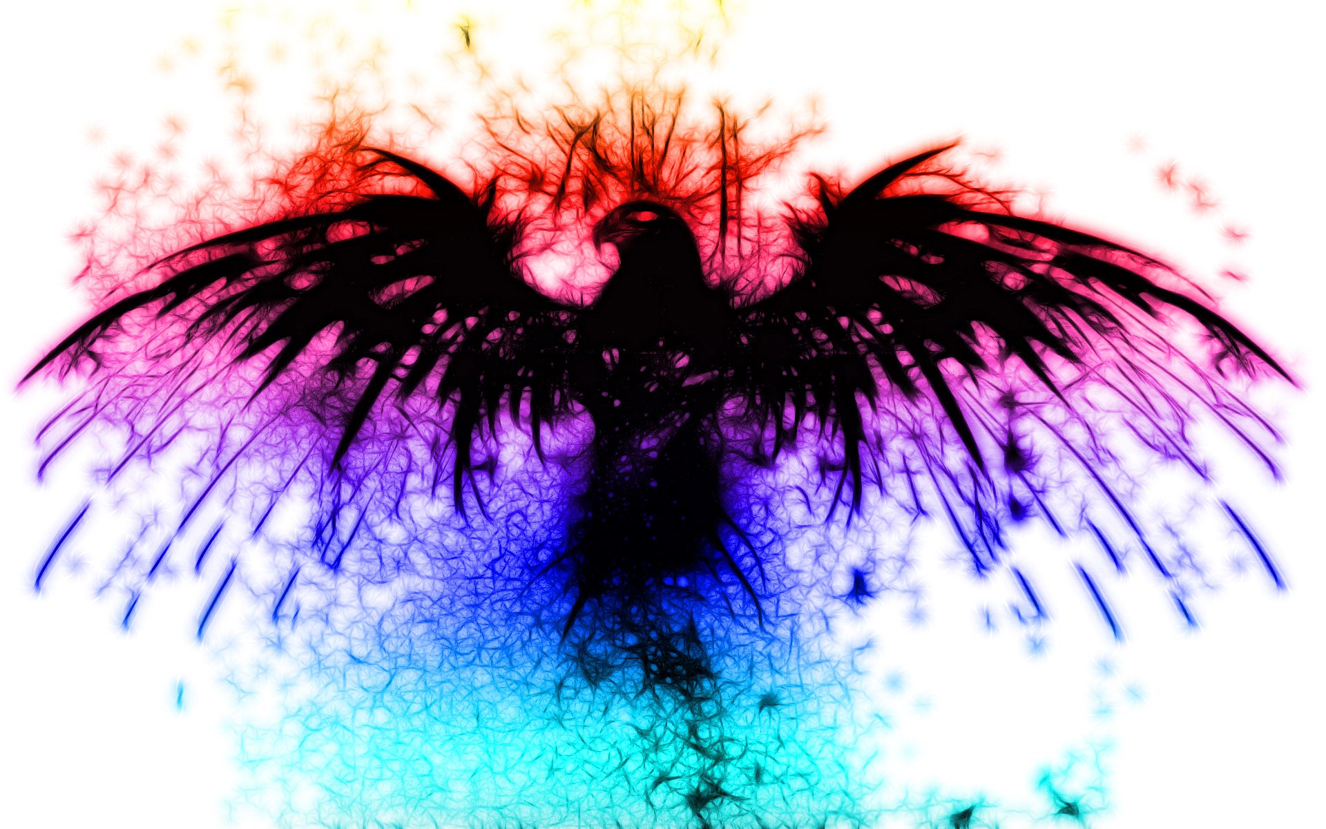 General 1920x1200 phoenix abstract colorful birds animals artwork digital art