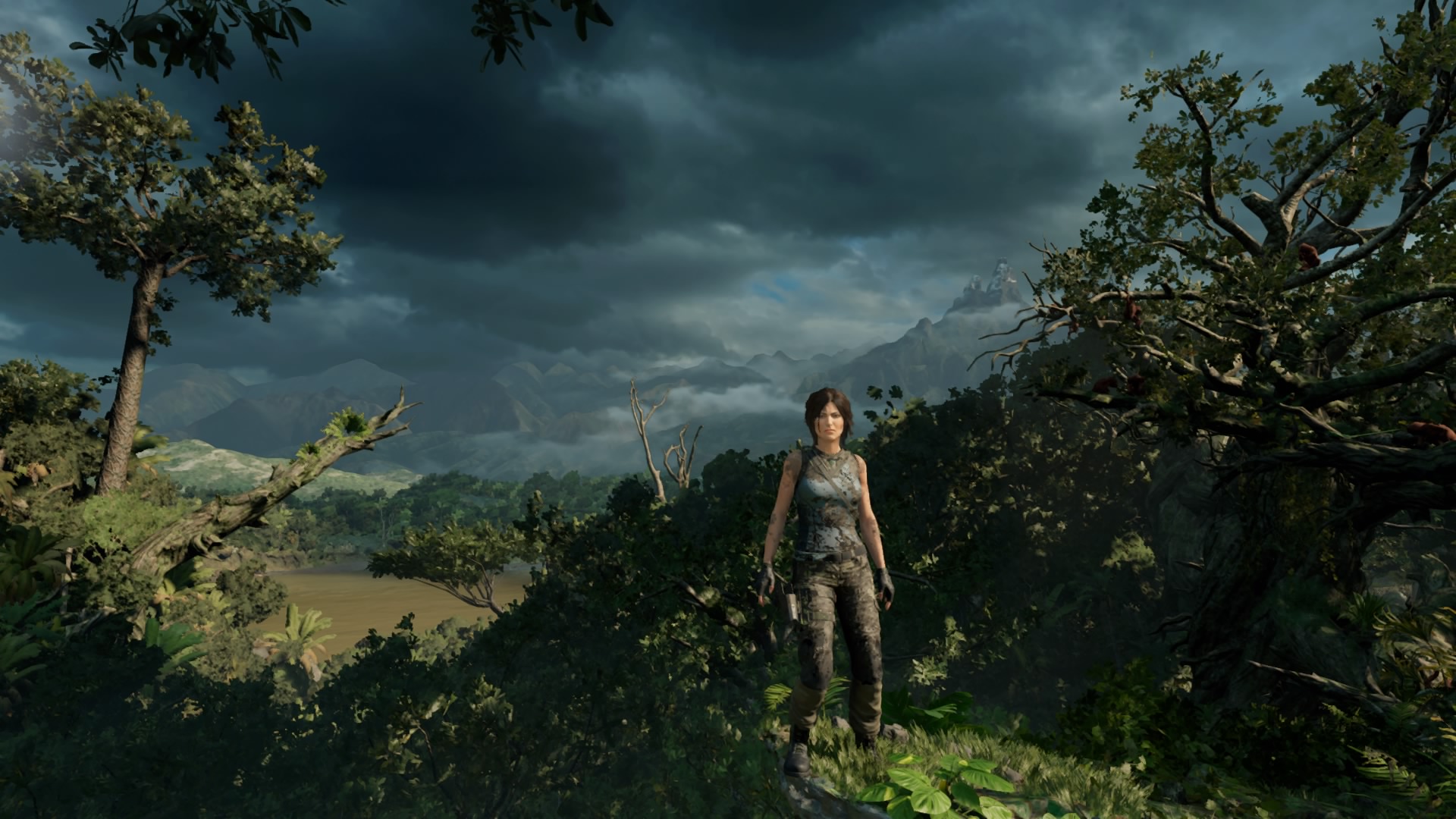 General 1920x1080 Shadow of the Tomb Raider video games Lara Croft (Tomb Raider) screen shot PC gaming video game landscape