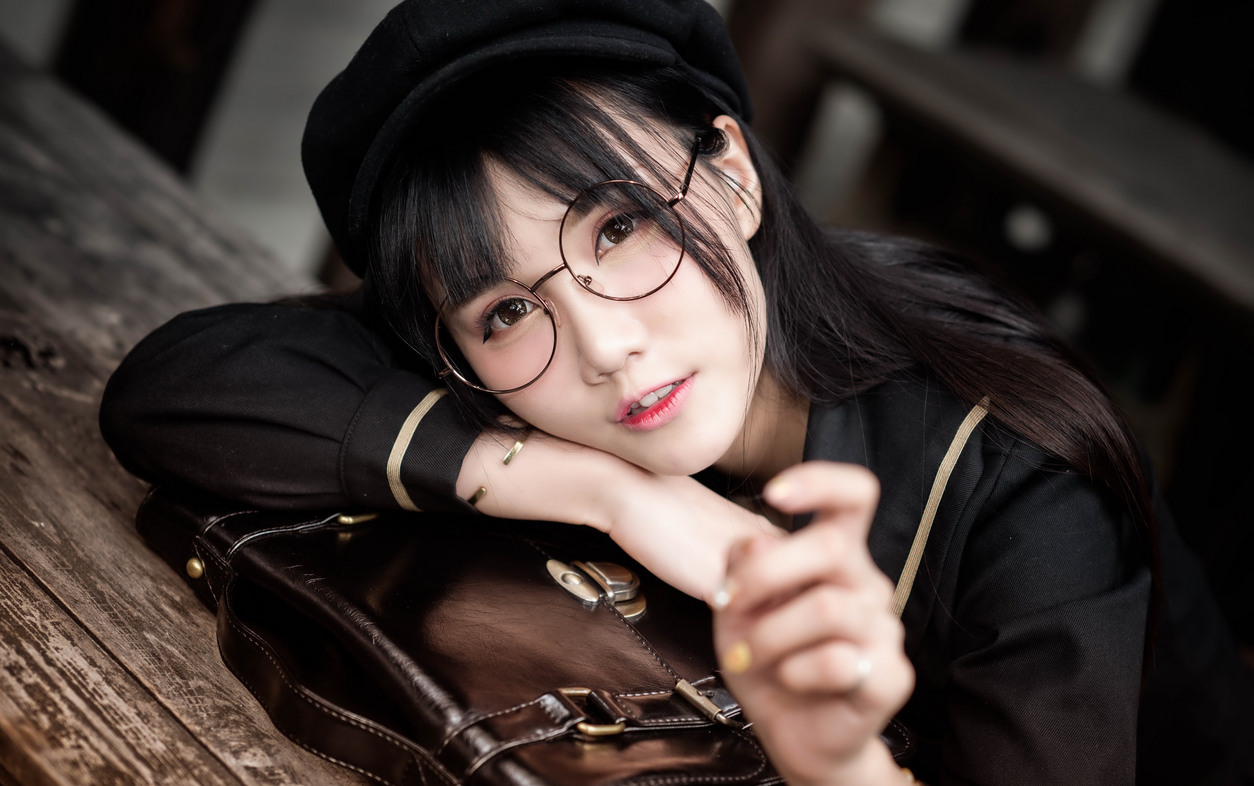 People 2560x1605 Japanese women glasses women with glasses women Asian