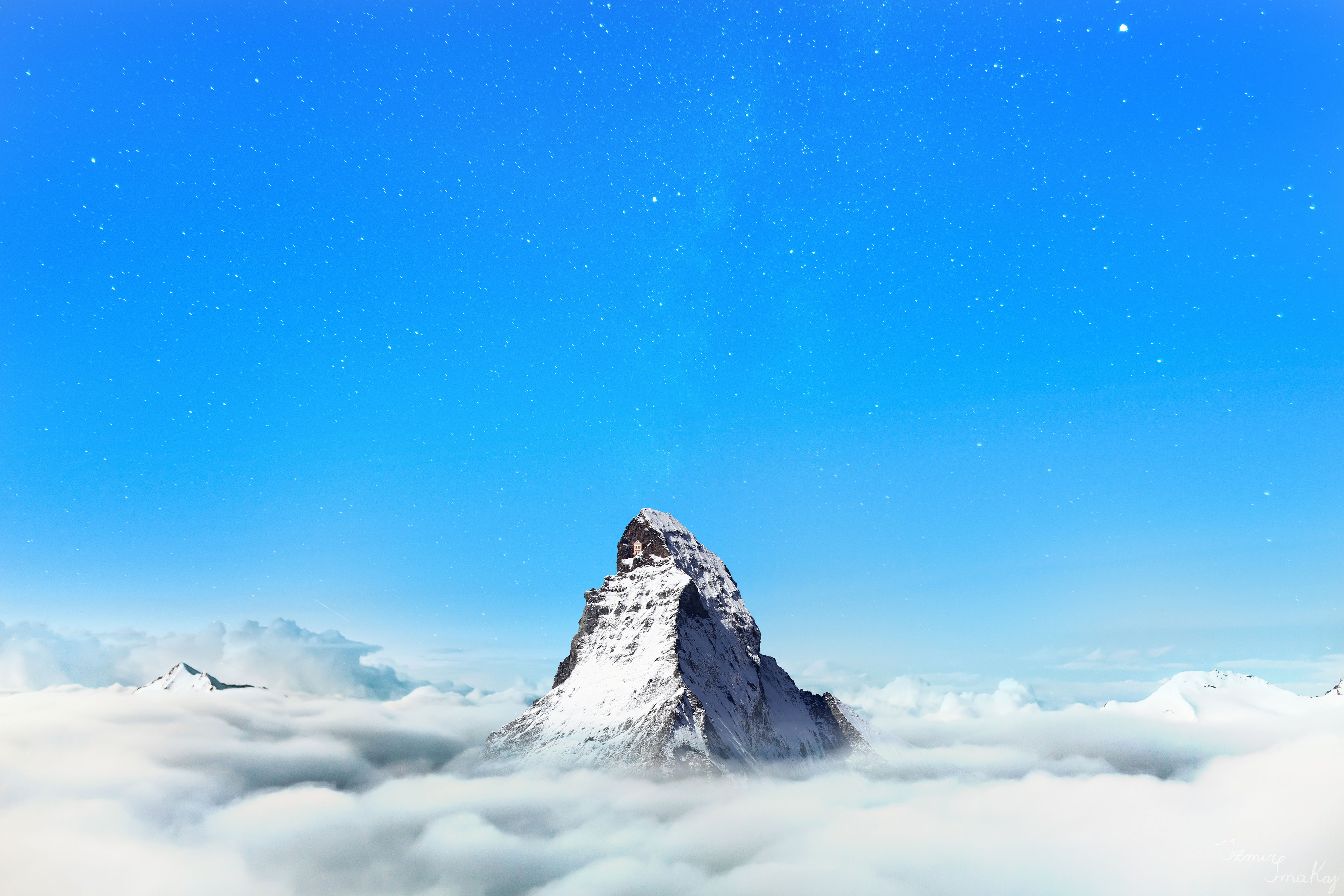 General 4096x2731 landscape clouds mountains sky nature Matterhorn Switzerland