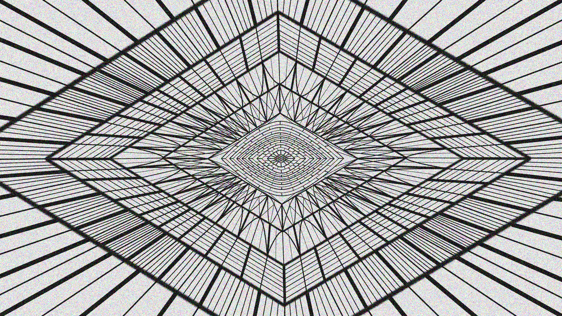 General 1920x1080 abstract black white artwork triangle texture pattern geometry rhombus line art gray symmetry