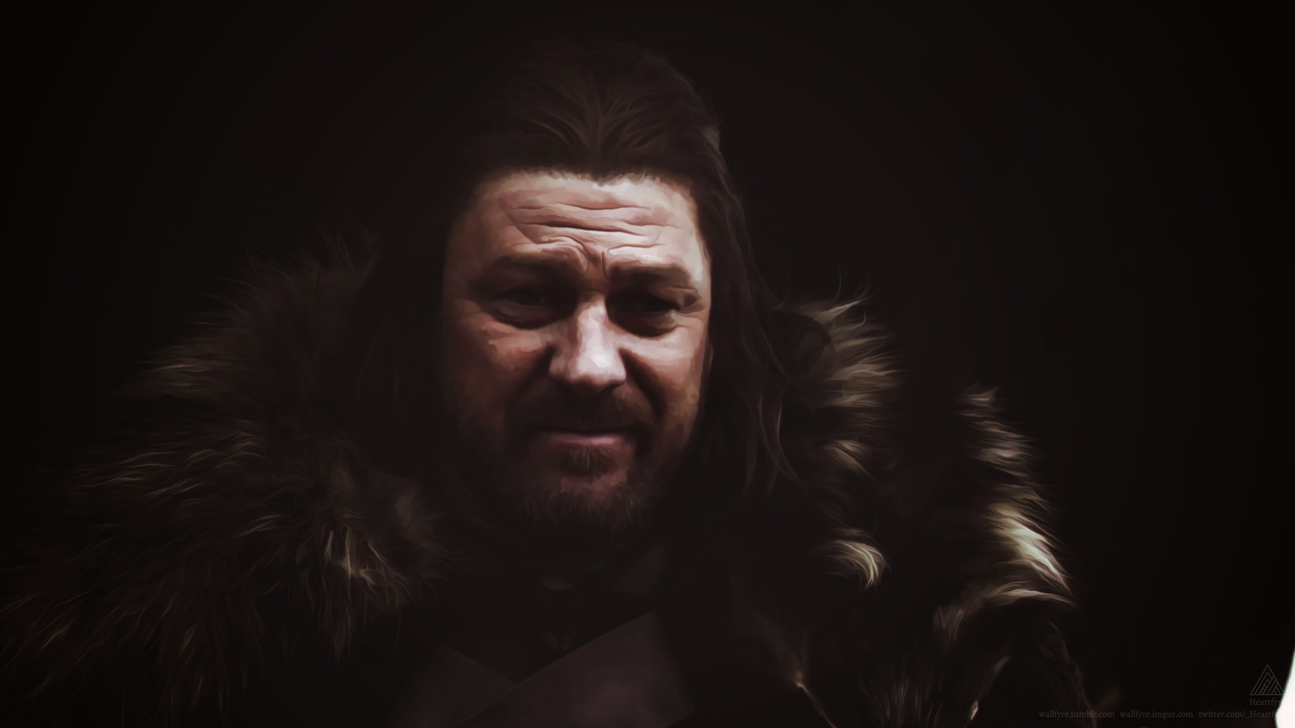 People 2560x1440 Game of Thrones Sean Bean face portrait TV series George R. R. Martin HBO men simple background