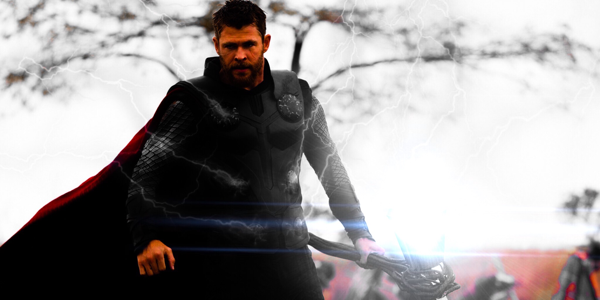People 2048x1024 Chris Hemsworth Thor Avengers Endgame actor movies men