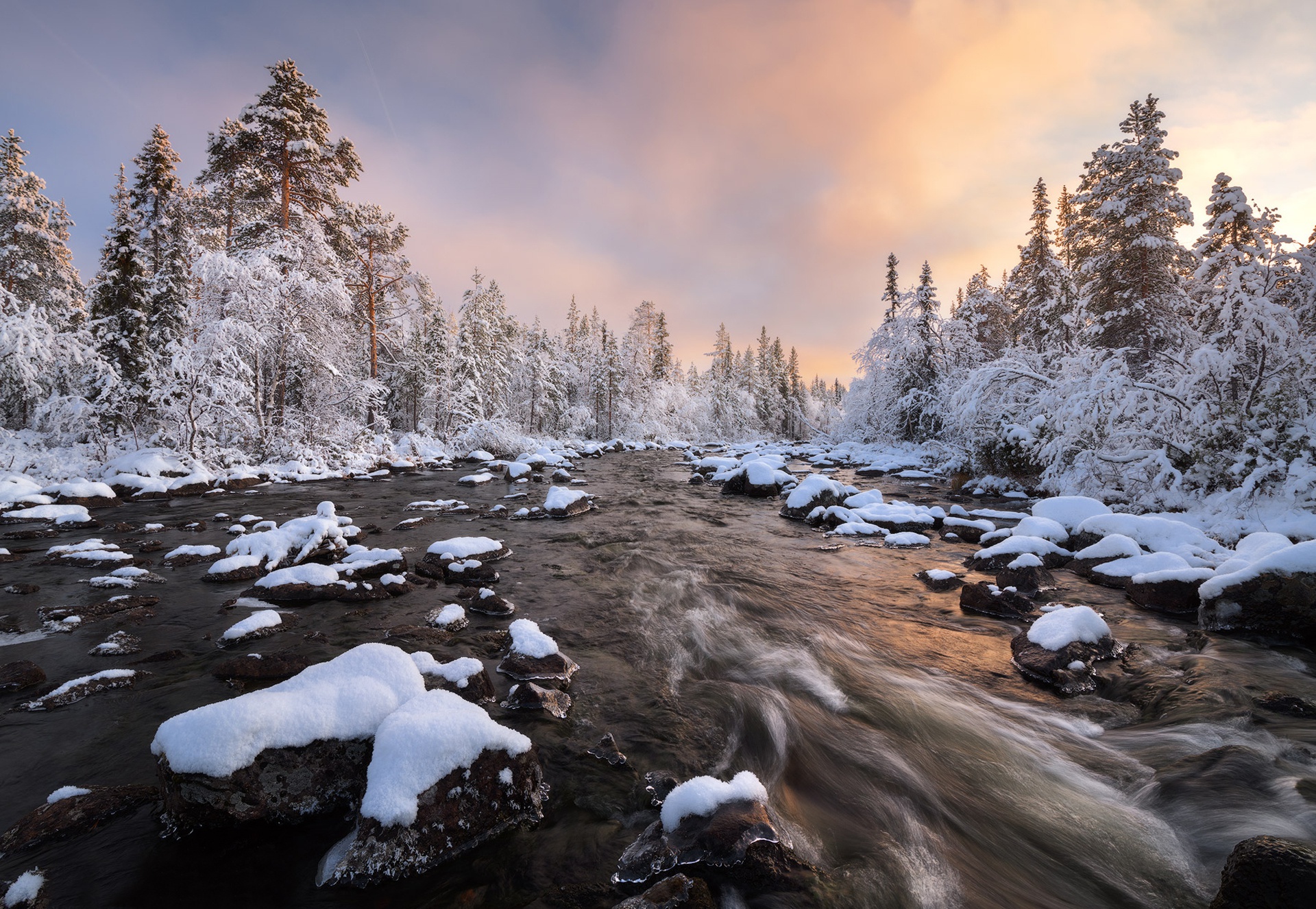 General 1920x1326 river water nature winter snow outdoors Russia