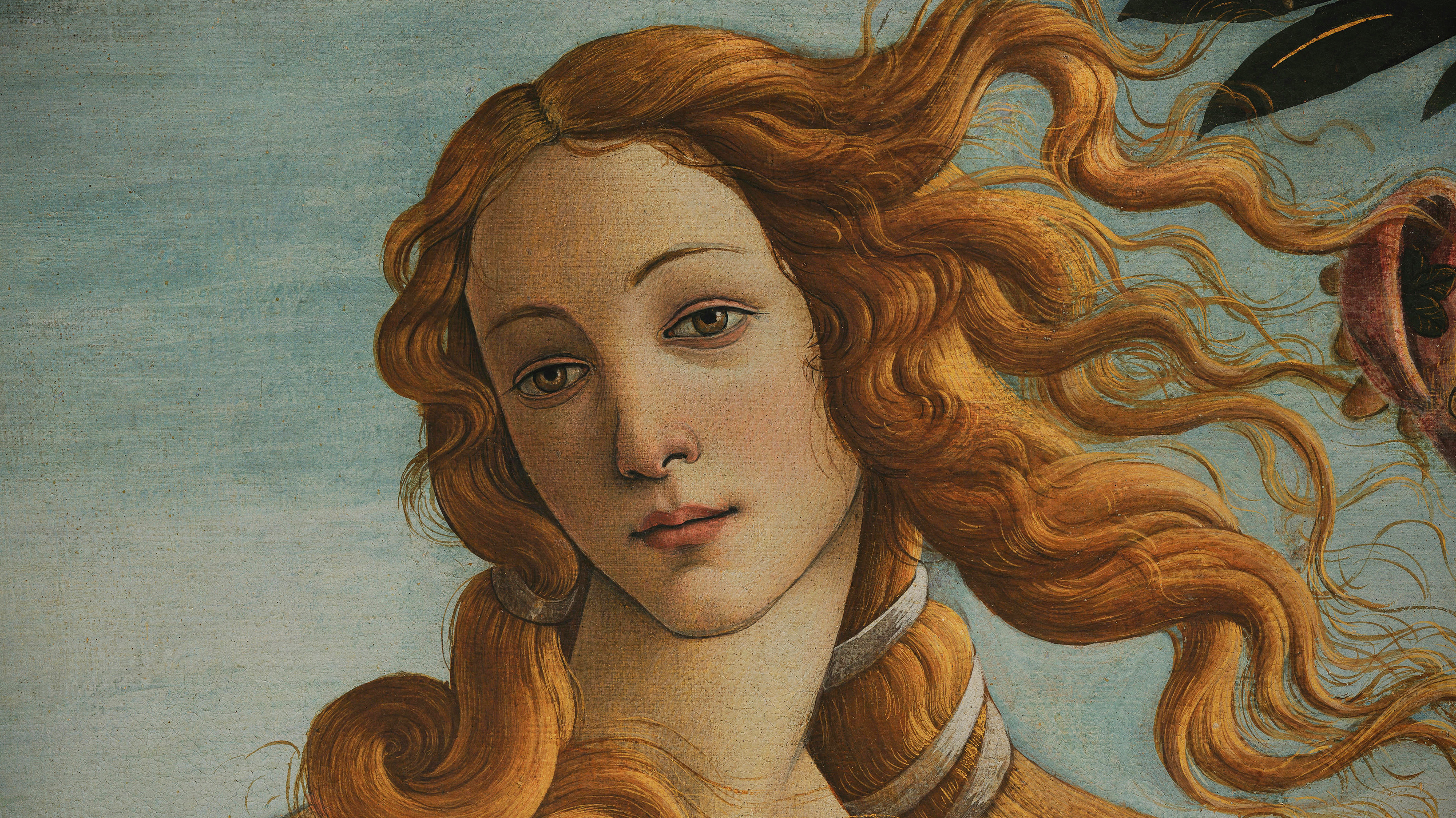 General 3840x2160 Birth of Venus Sandro Botticelli painting oil painting renaissance Aphrodite Greek mythology classic art
