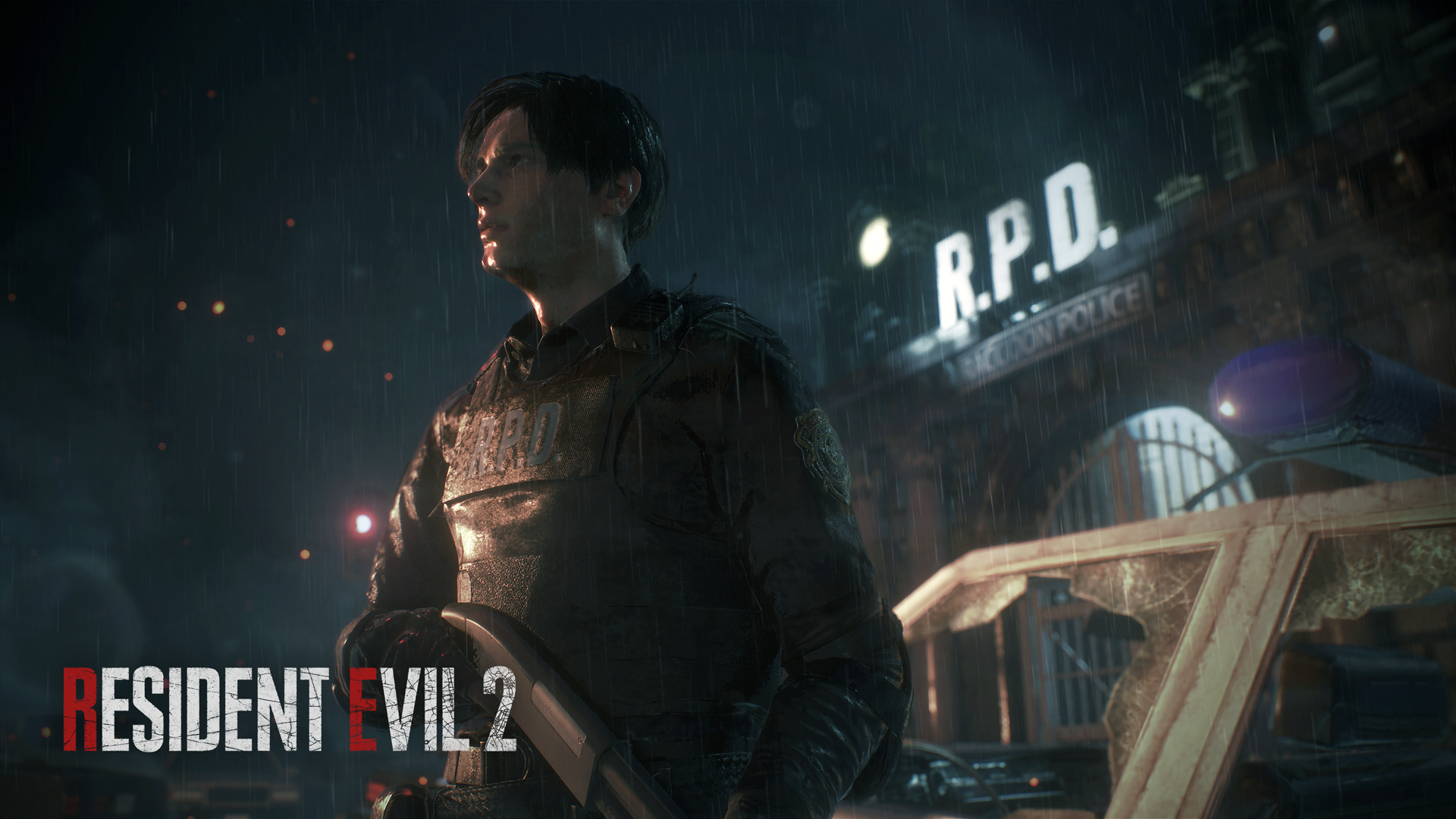 General 1920x1080 Resident Evil 2 video games video game art Leon Kennedy