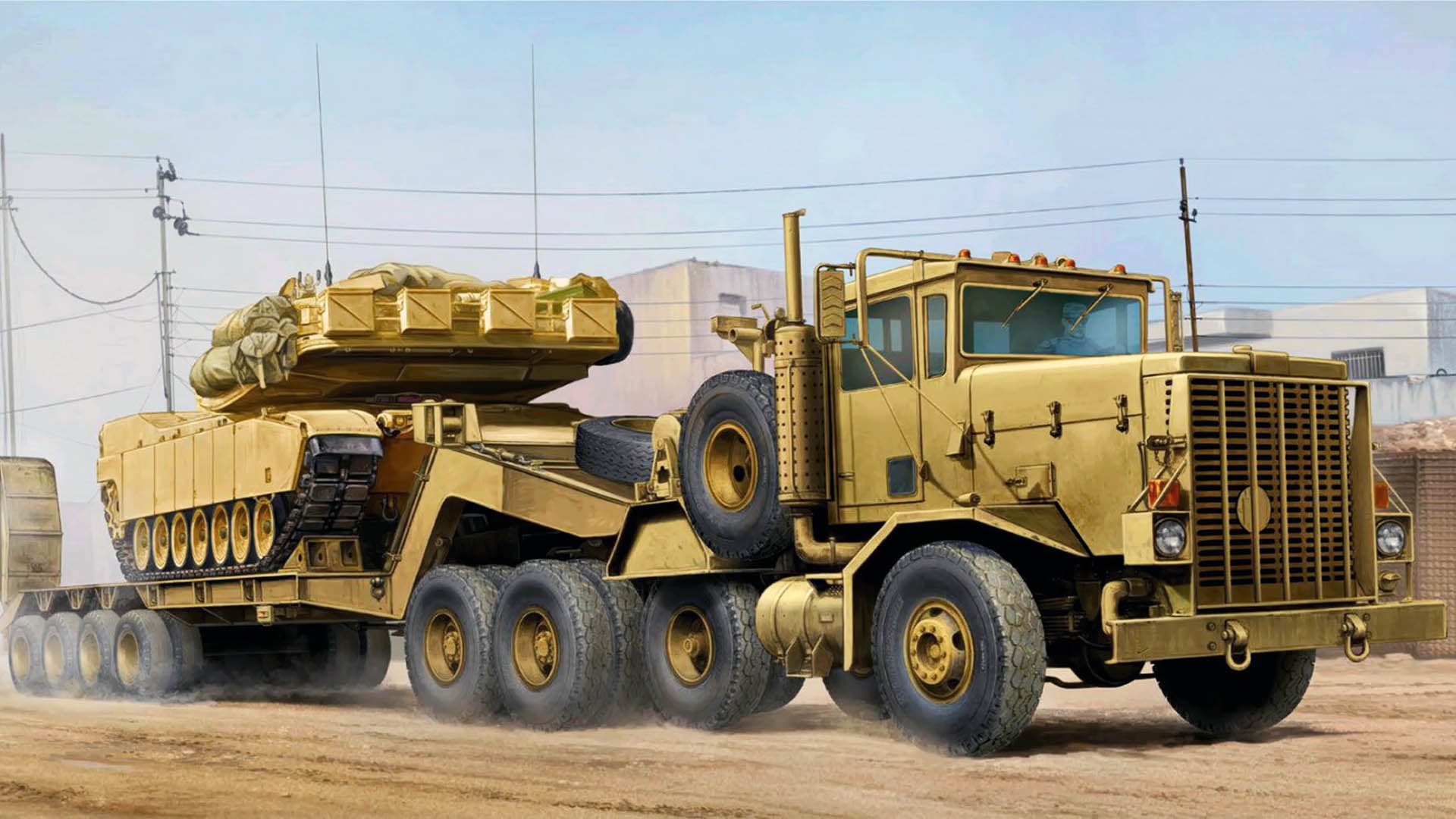General 1920x1080 military vehicle artwork truck tank military vehicle M1 Abrams American tanks