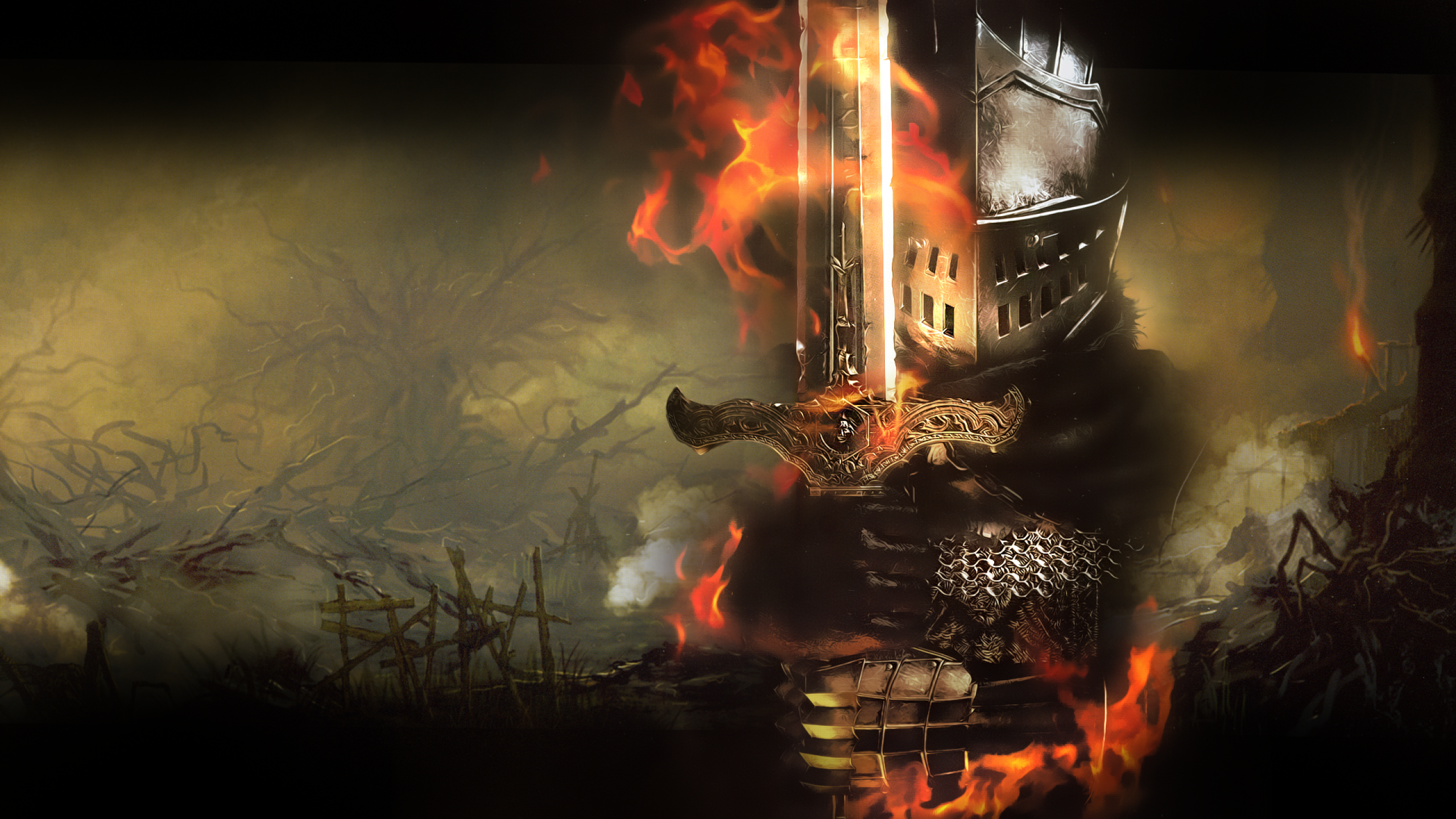 General 2560x1440 Dark Souls video game art video games From Software