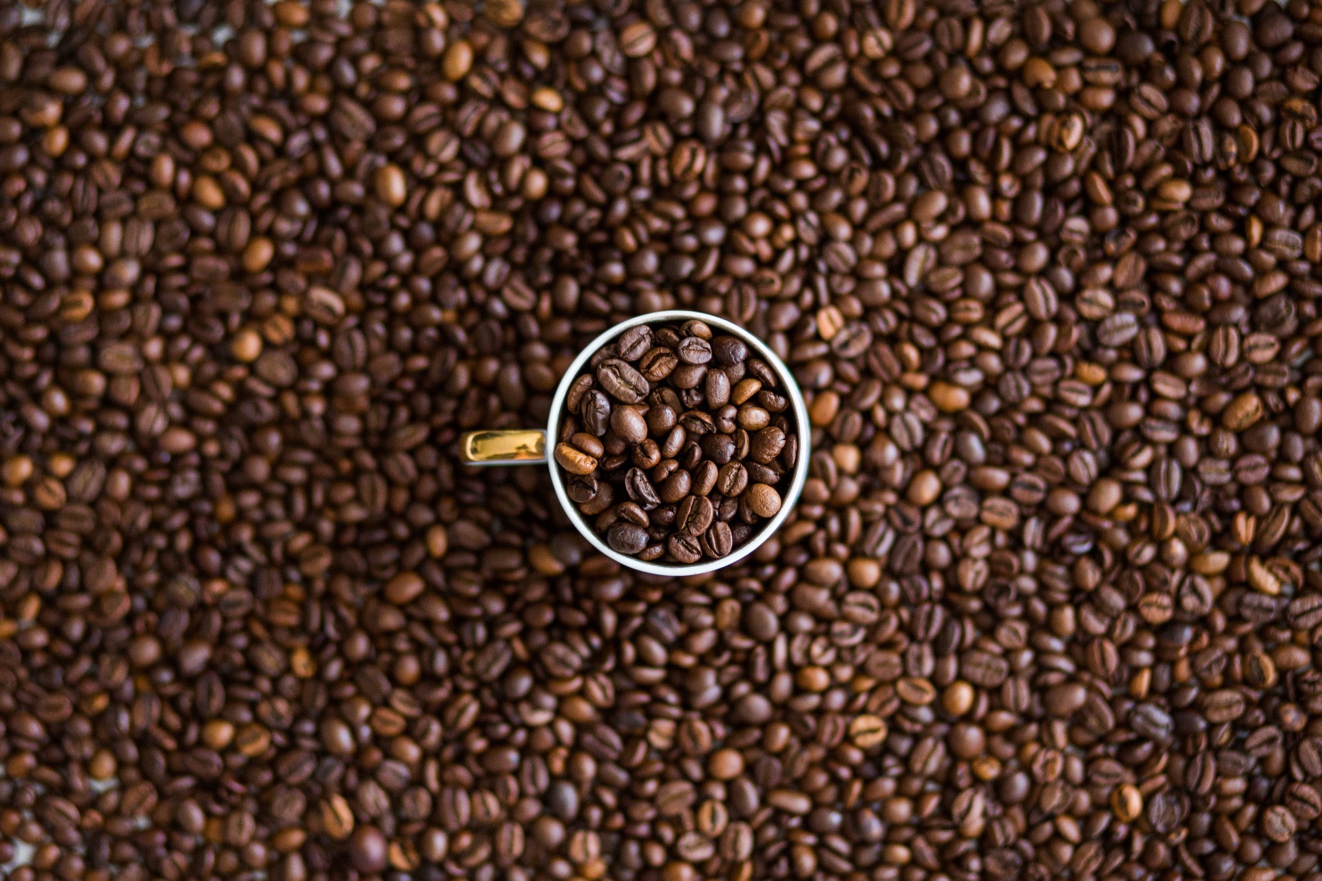 General 1920x1280 food cup coffee coffee beans top view brown