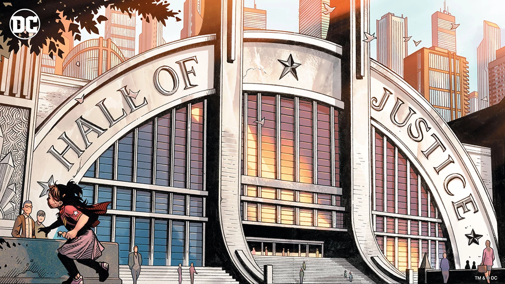 General 1920x1080 DC Comics Gotham City metropolis  Justice League